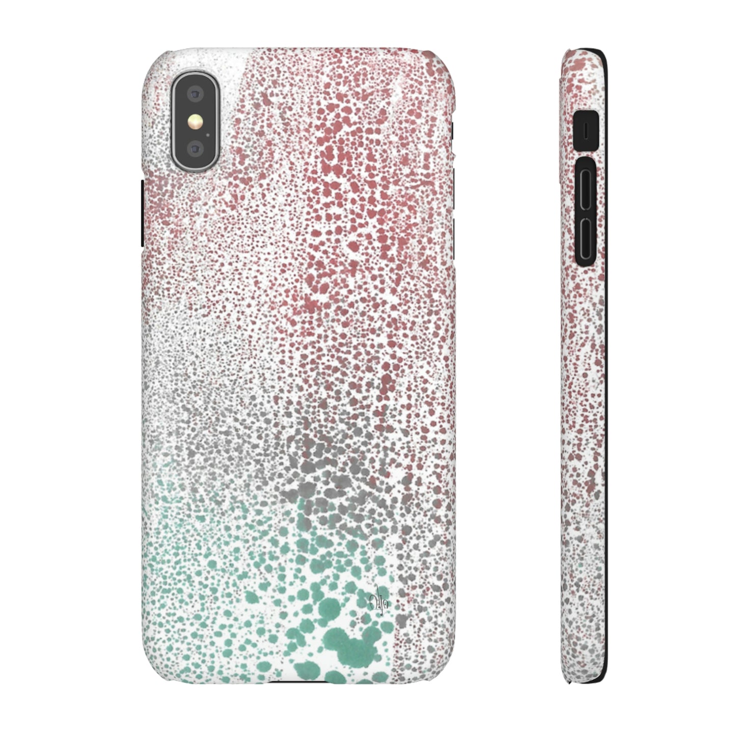 iPhone Samsung Galaxy Pixel5G Snap Case Phone Case Gradient Drip - Alja Design