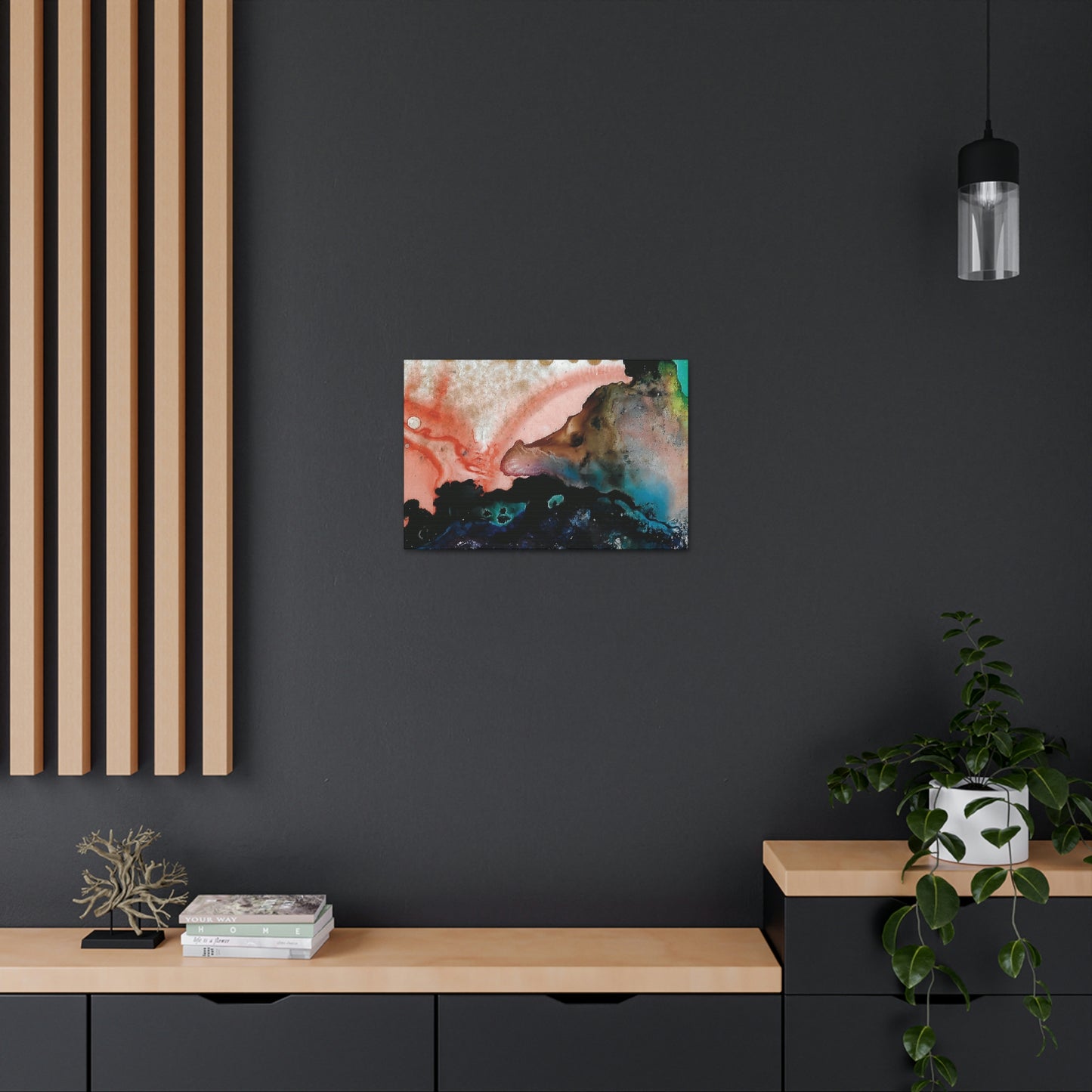 Inner Space 14 Canvas Print - Alja Design