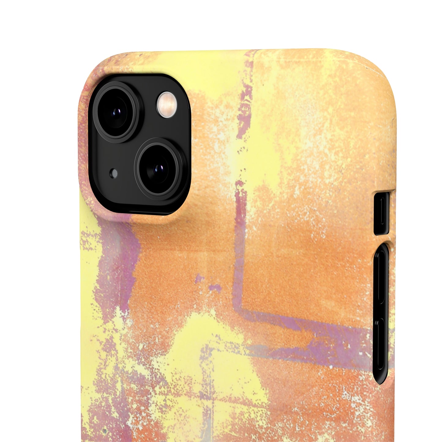 iPhone Samsung Galaxy Pixel5G Snap Case Phone Case Passionate Orange - Alja Design