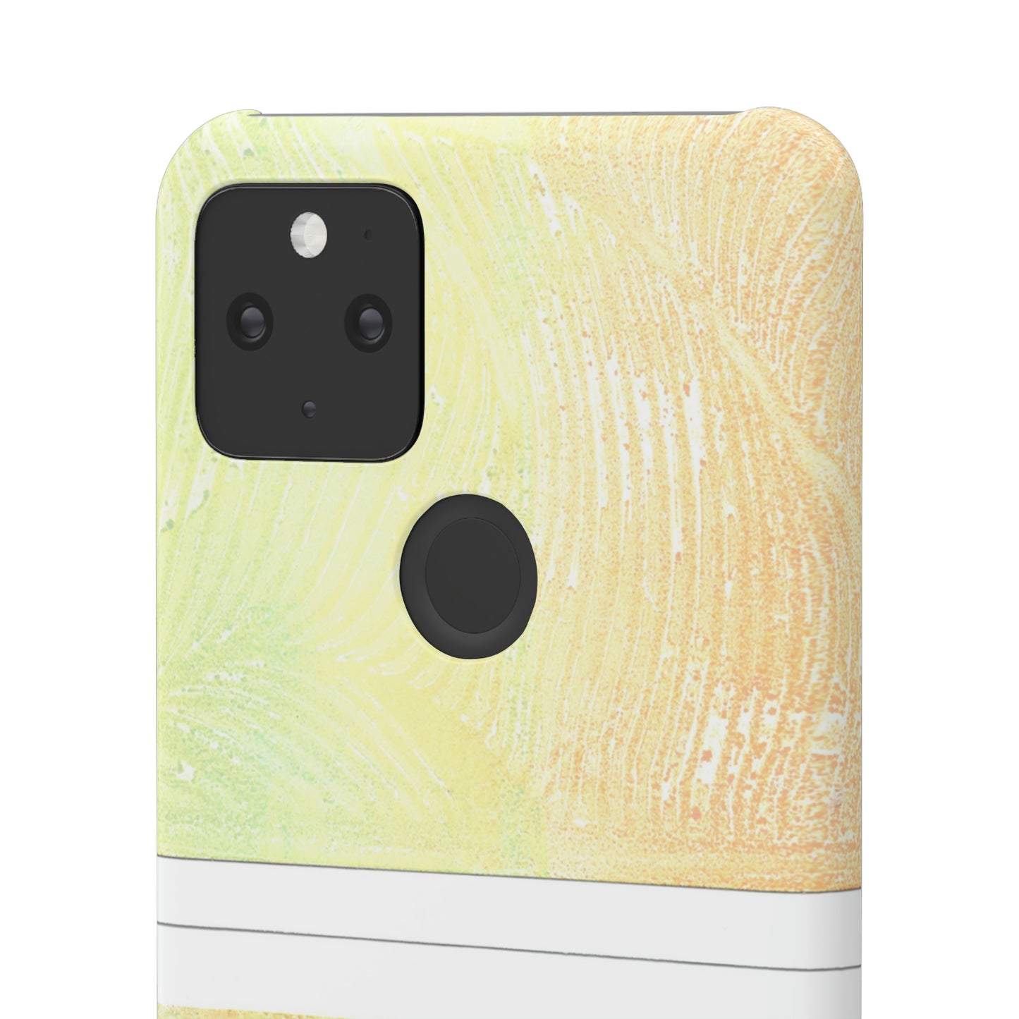 iPhone Samsung Galaxy Pixel5G Snap Case Phone Case Piña Colada with Tropical Waves - Alja Design
