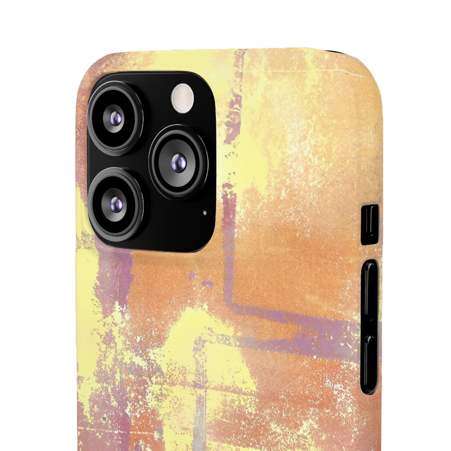 iPhone Samsung Galaxy Pixel5G Snap Case Phone Case Passionate Orange - Alja Design