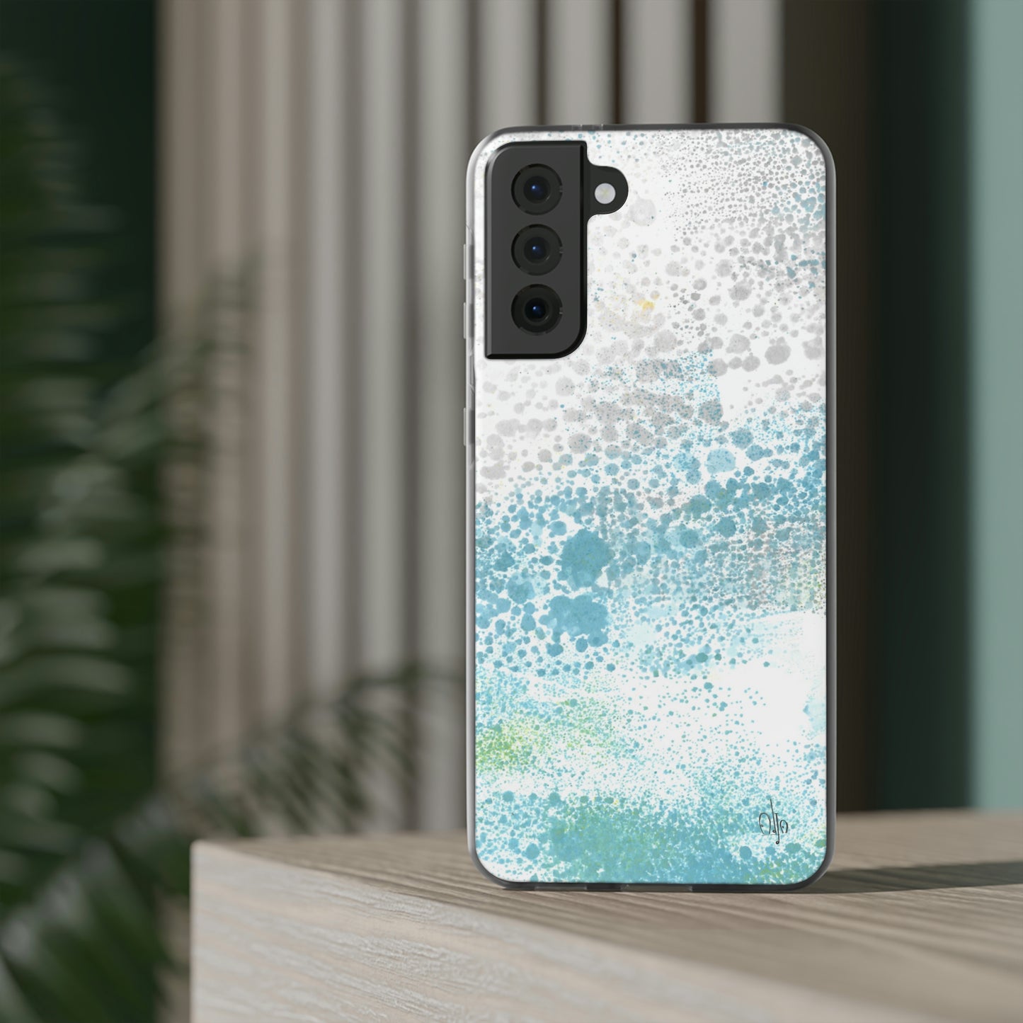 iPhone and Samsung Galaxy Flexi Phone Case Gentle Rain - Alja Design