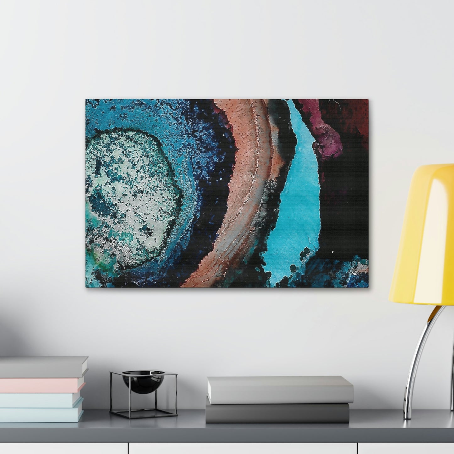 Inner Space 10 Canvas Print - Alja Design