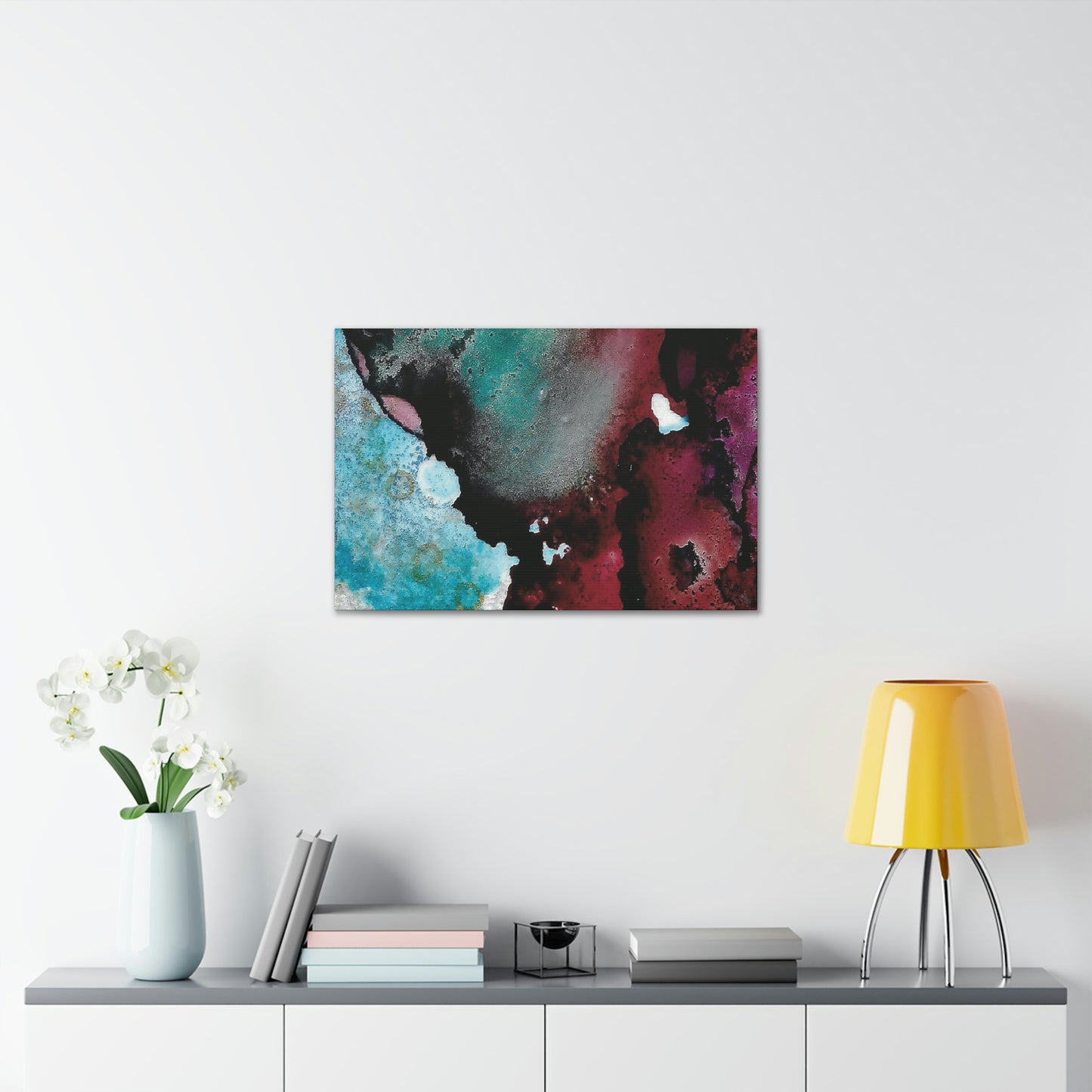 Inner Space 6 Canvas Print - Alja Design