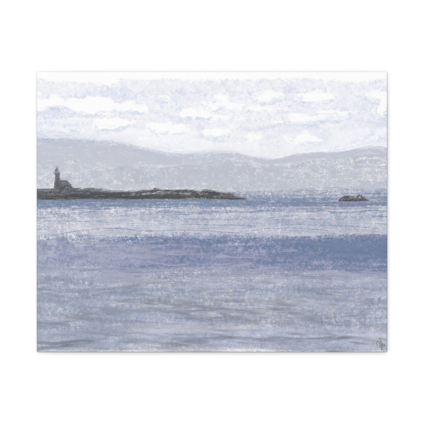 Lighthouse Point Canvas Print - Alja Design