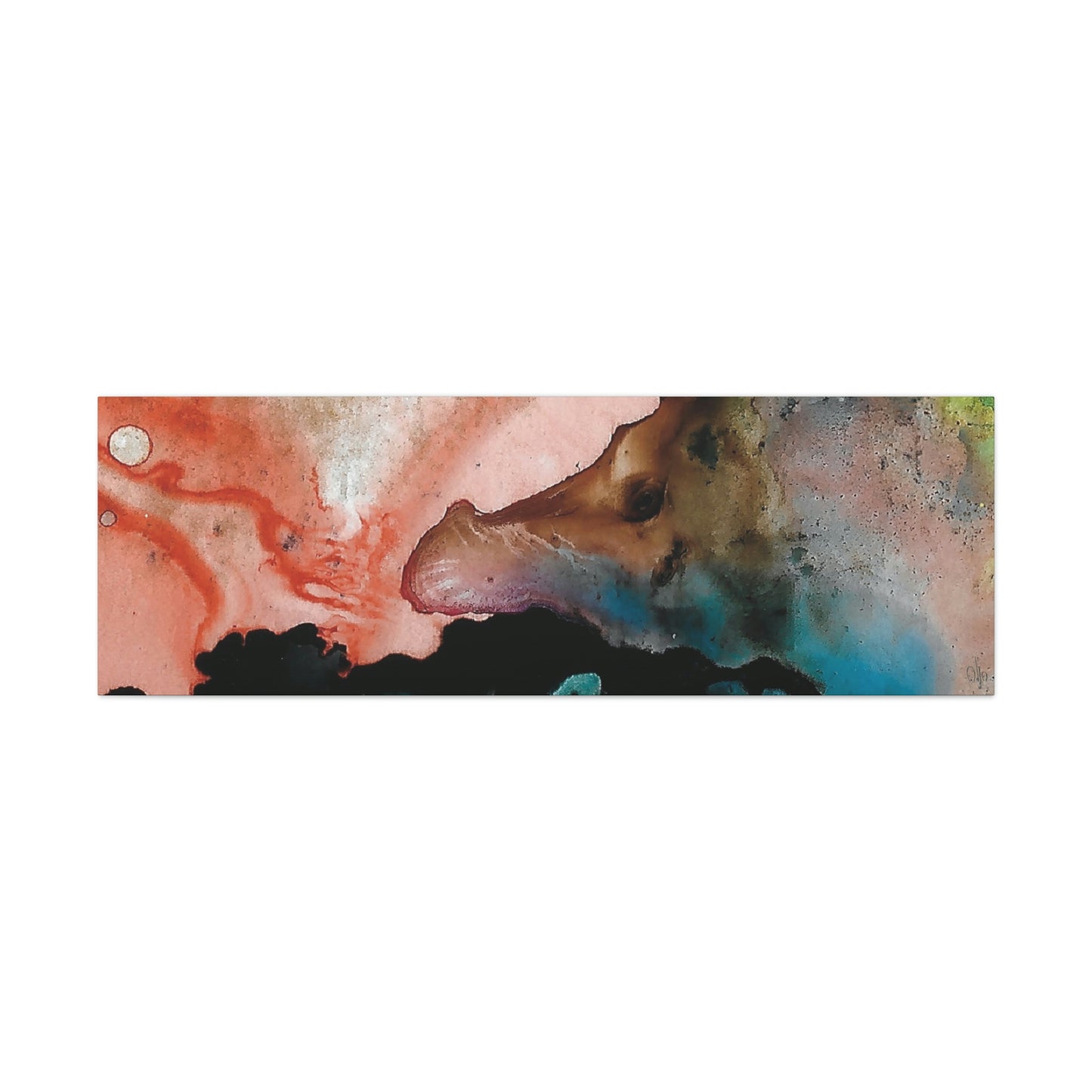 Inner Space 14 Canvas Print - Alja Design