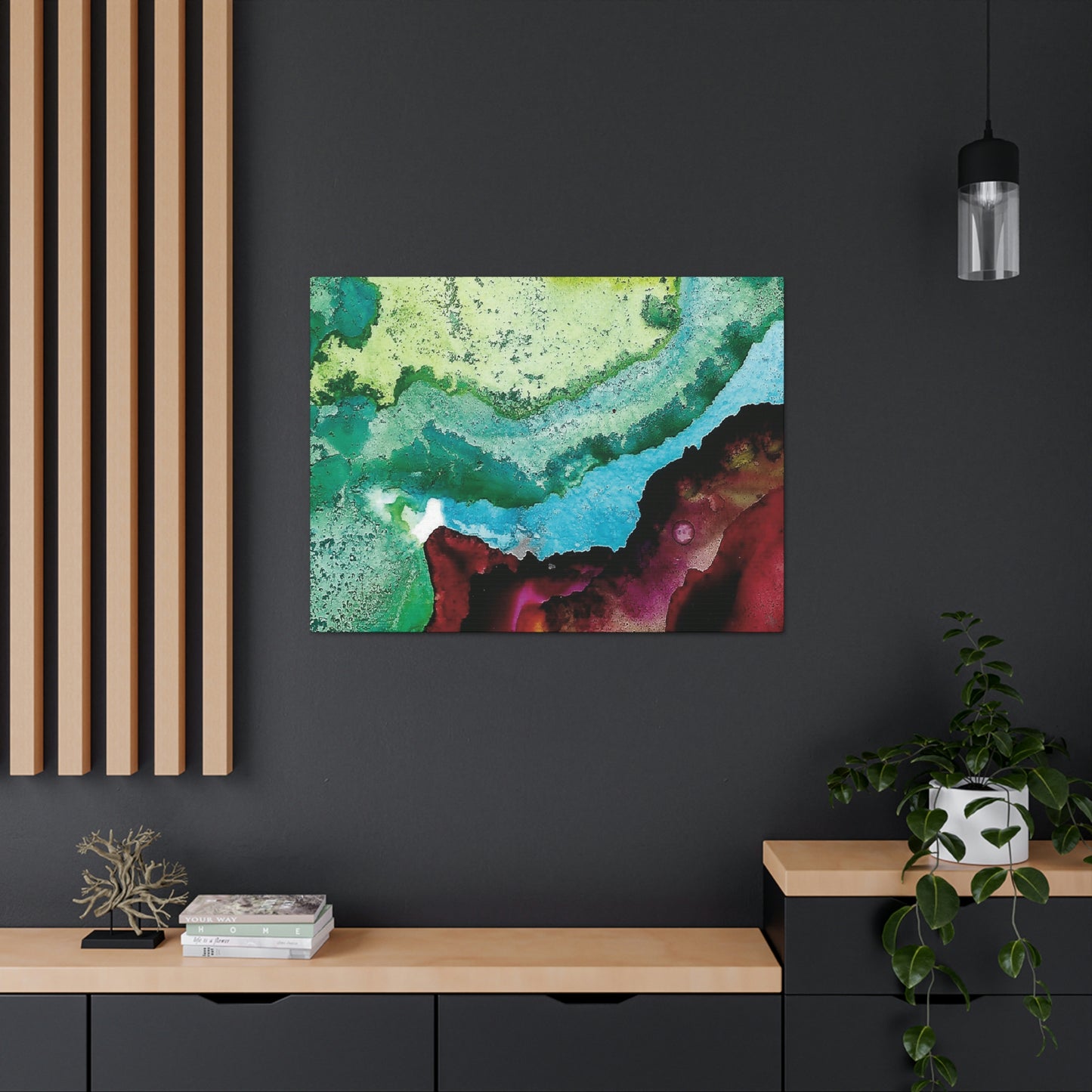 Inner Space 11 Canvas Print - Alja Design