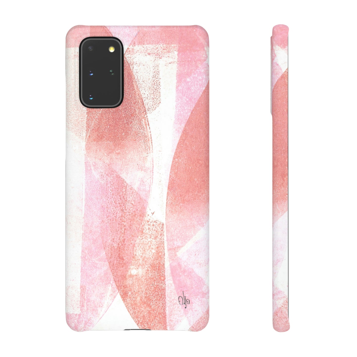 iPhone Samsung Galaxy Pixel5G Snap Case Phone Case Red Glass
