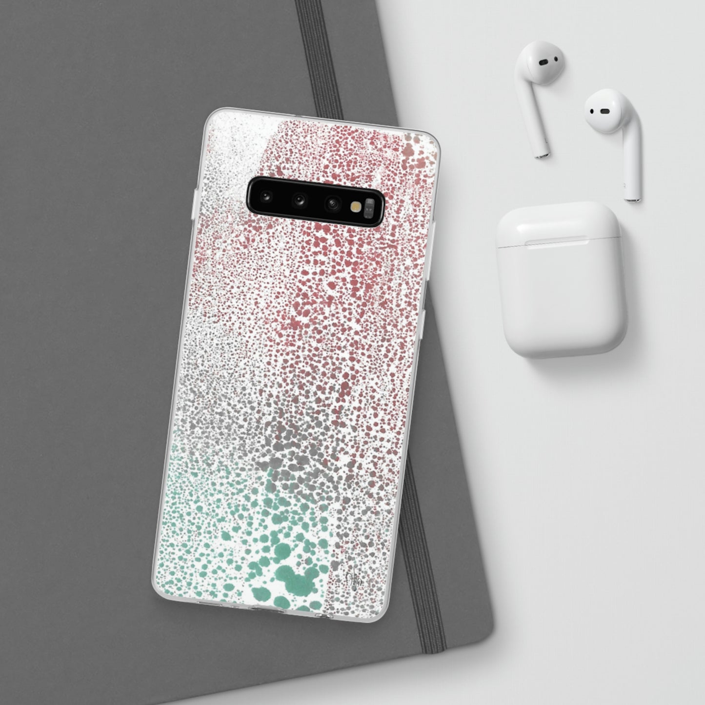 iPhone and Samsung Galaxy Flexi Phone Case Gradient Drip - Alja Design