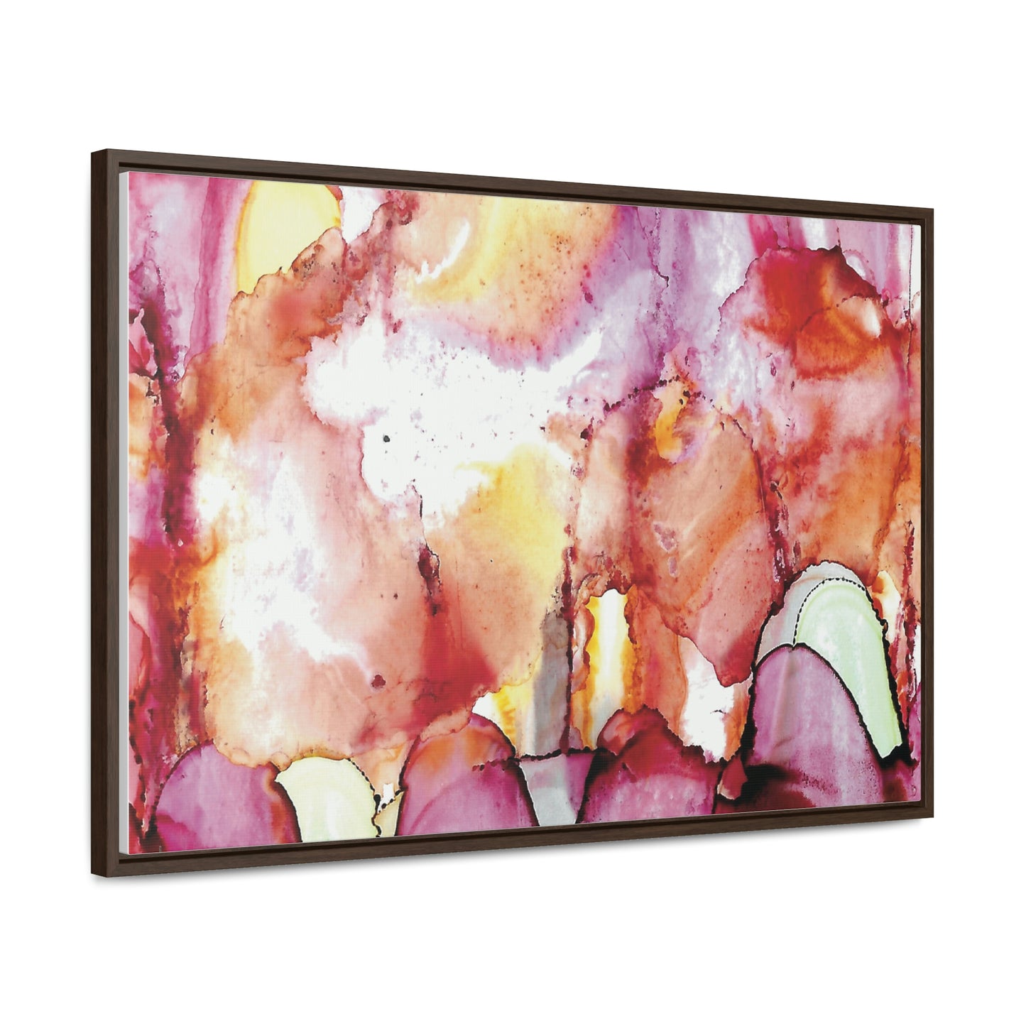 Off the Grid 12 Framed Canvas Print - Alja Design