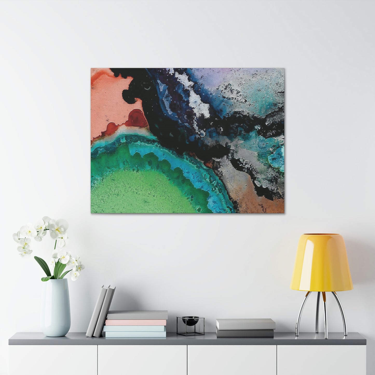 Inner Space 13 Canvas Print - Alja Design