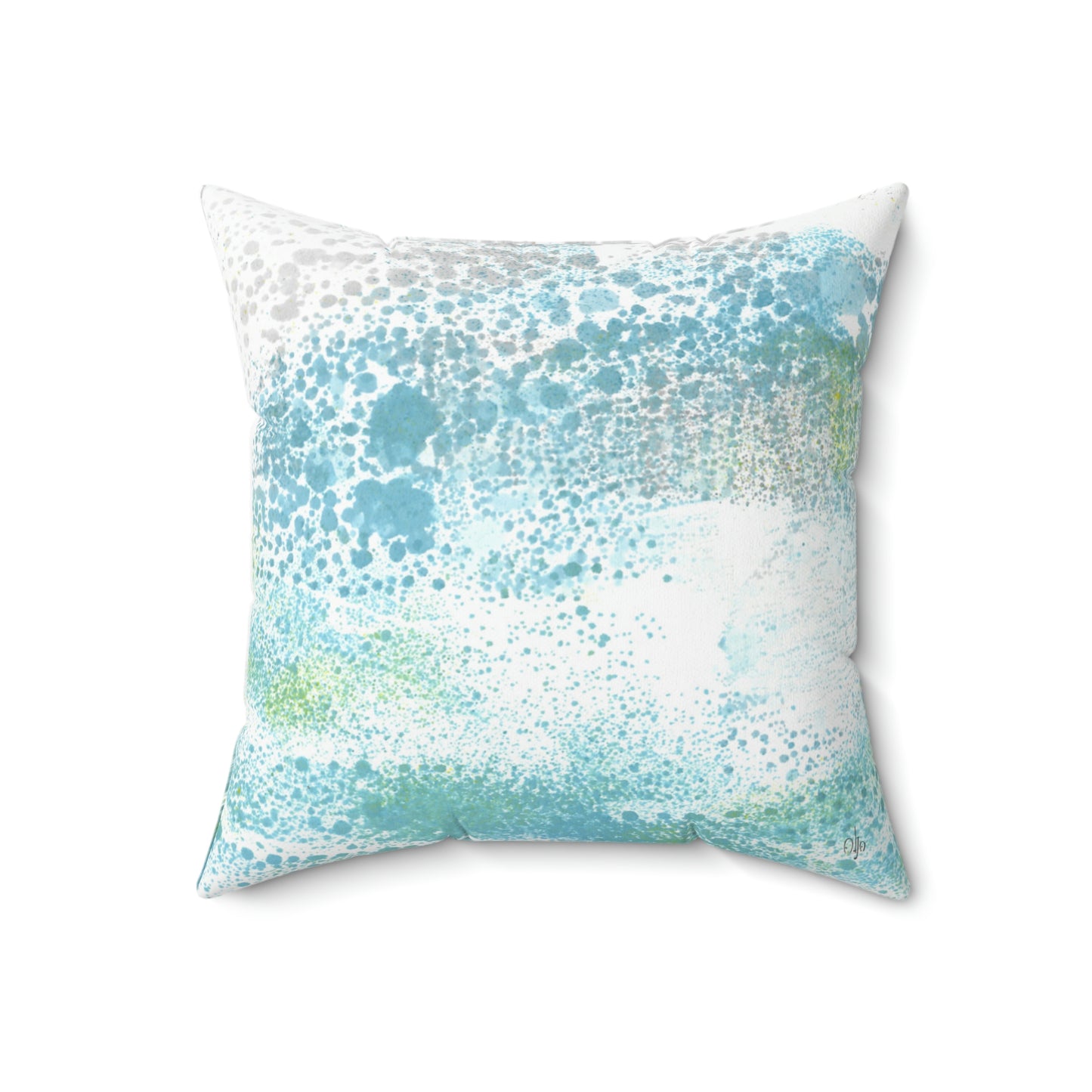 Gentle Rain Two Square Pillow - Alja Design