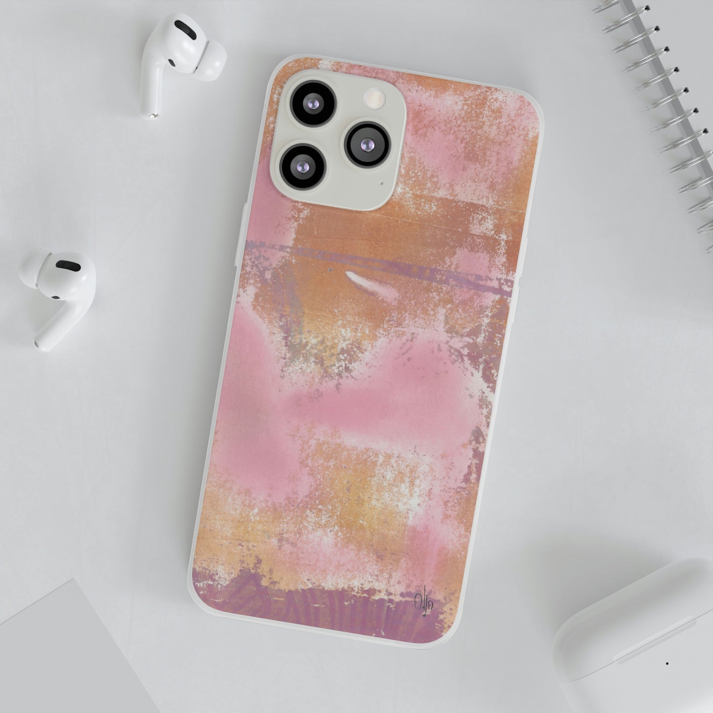 iPhone and Samsung Galaxy Flexi Phone Case Passionate Pink - Alja Design