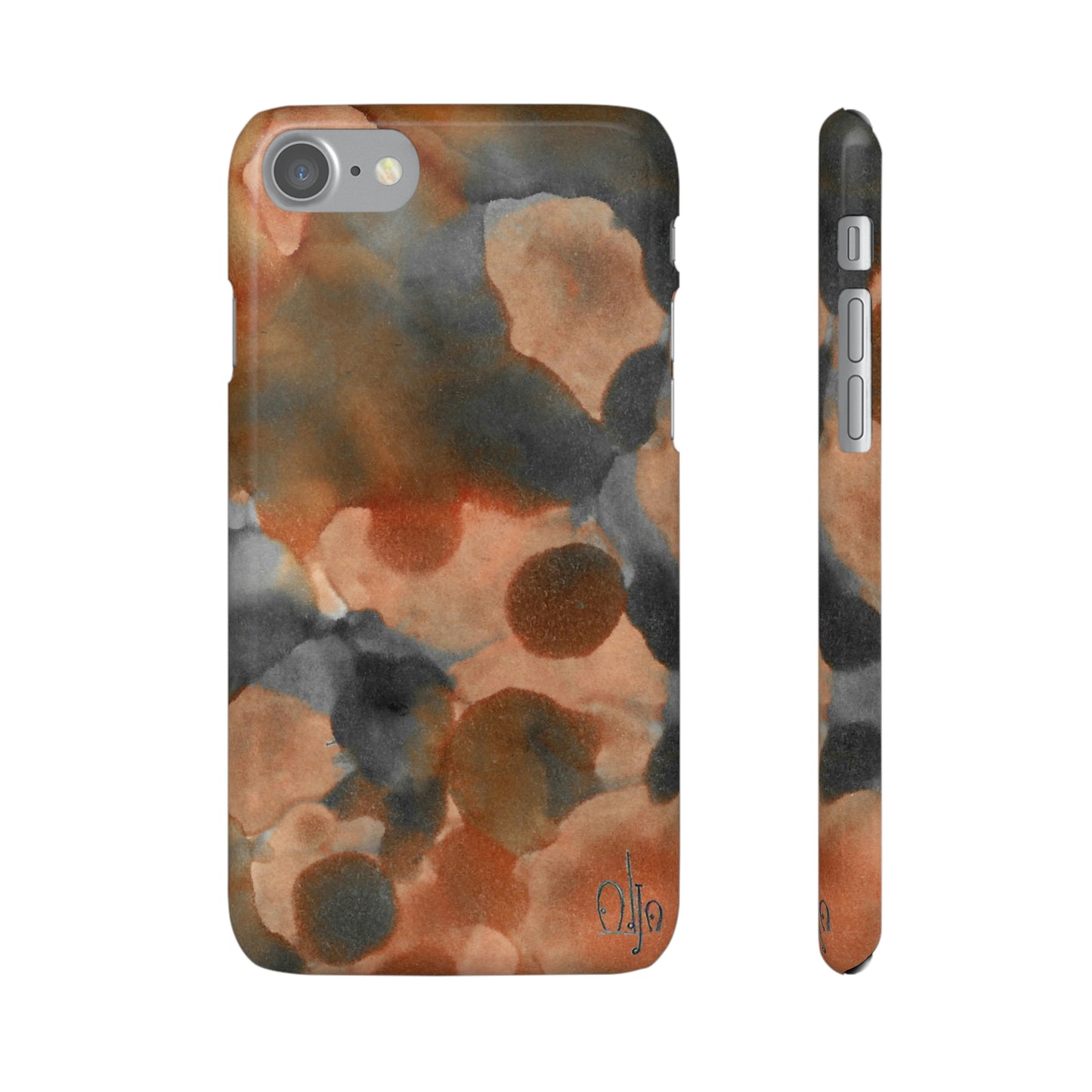 iPhone Samsung Galaxy Pixel5G Snap Case Phone Case Cool Magma - Alja Design