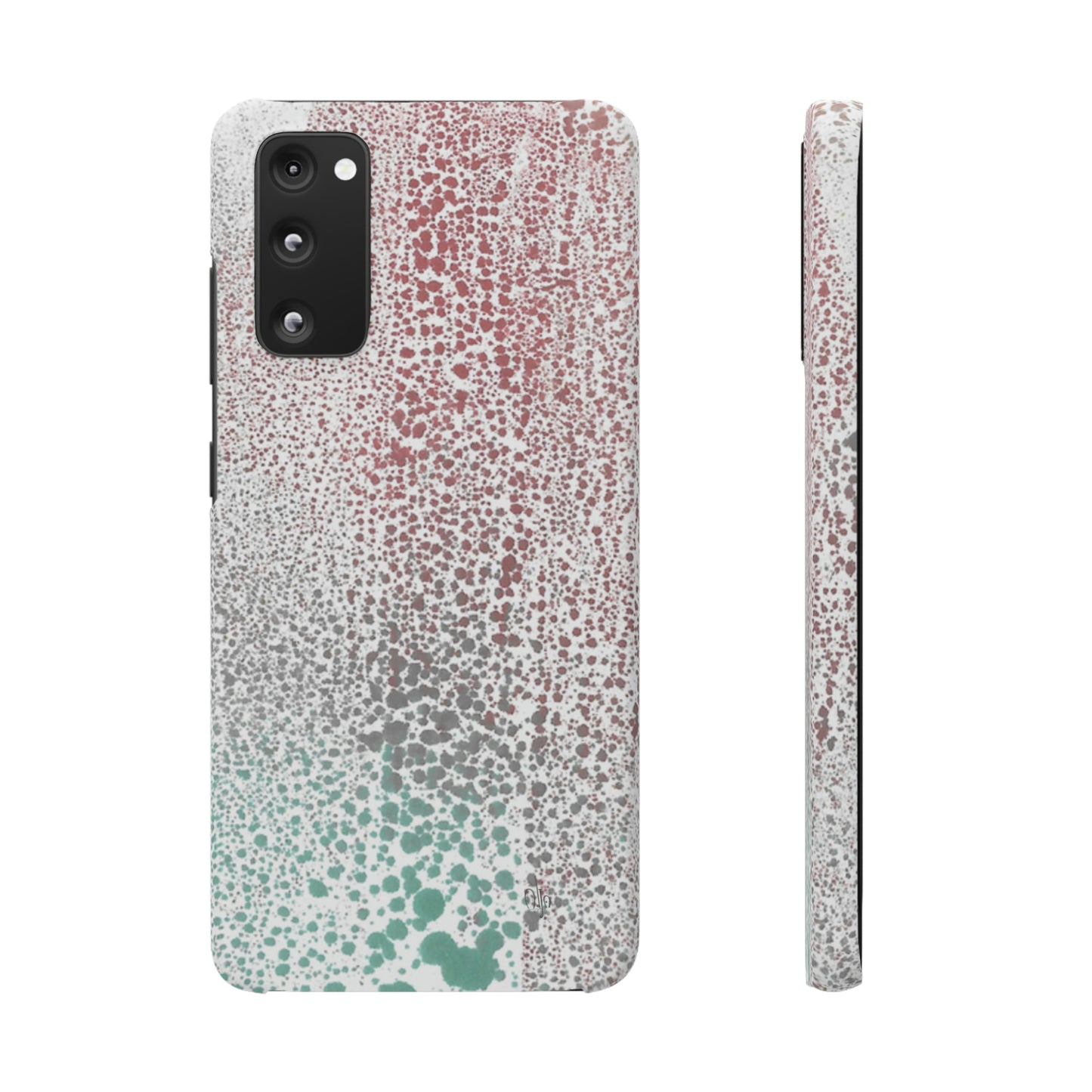 iPhone Samsung Galaxy Pixel5G Snap Case Phone Case Gradient Drip - Alja Design