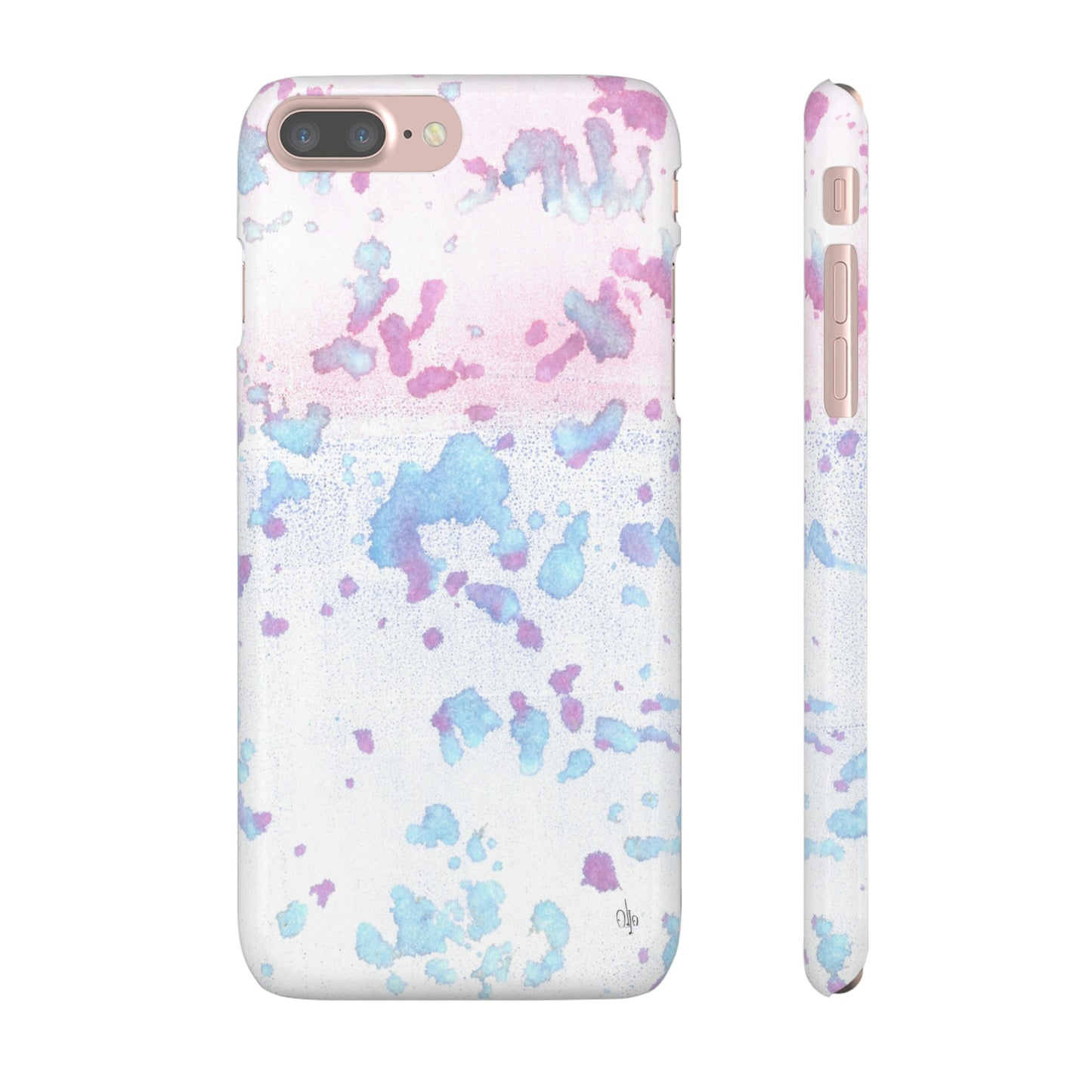 iPhone Samsung Galaxy Pixel5G Snap Case Phone Case Mineral Splashes - Alja Design
