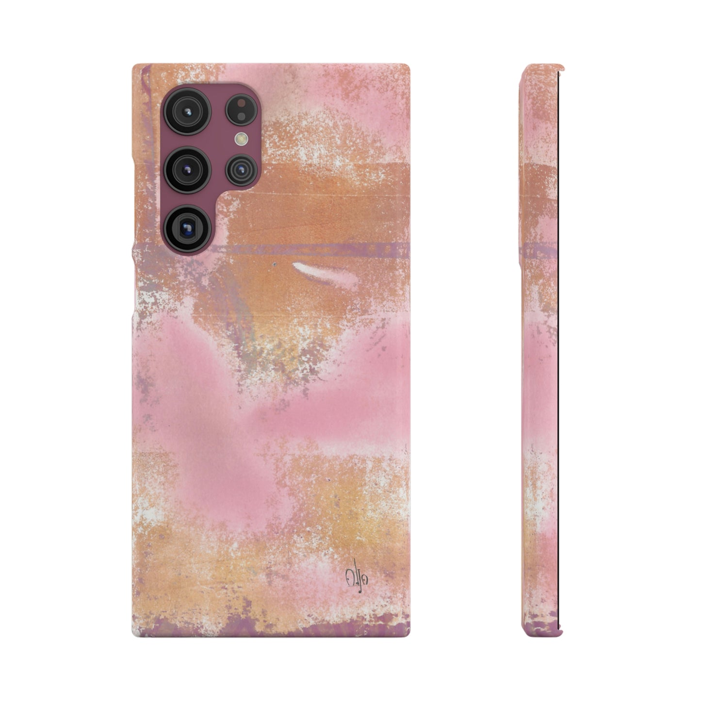 iPhone Samsung Galaxy Pixel5G Snap Case Phone Case Passionate Pink - Alja Design