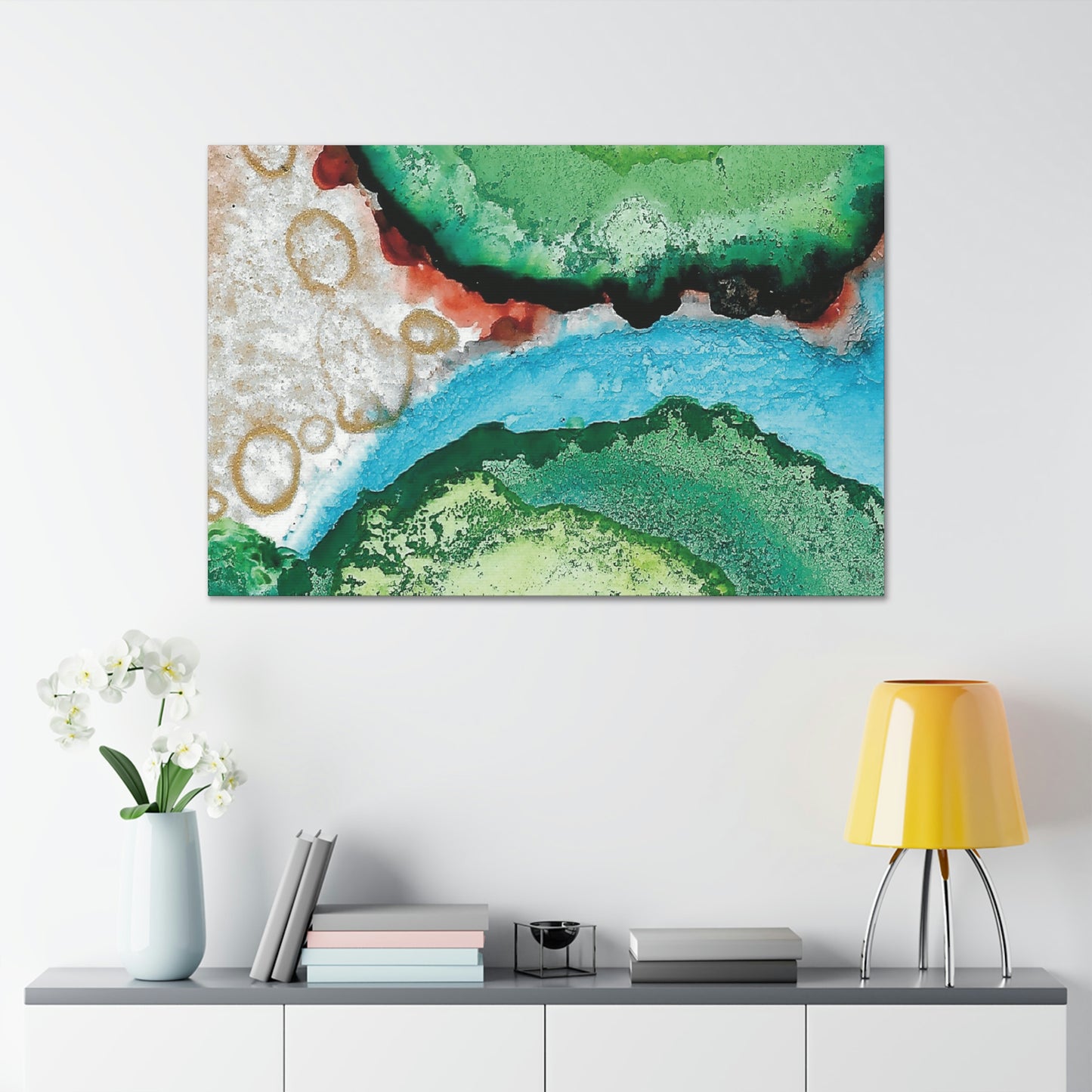 Inner Space 12 Canvas Print - Alja Design