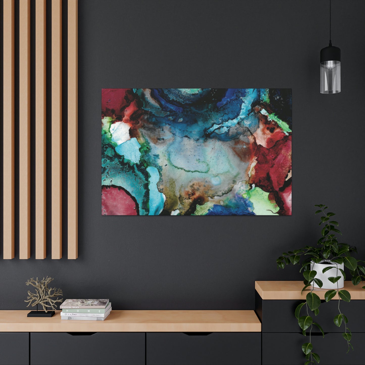 Inner Space 19 Canvas Print - Alja Design