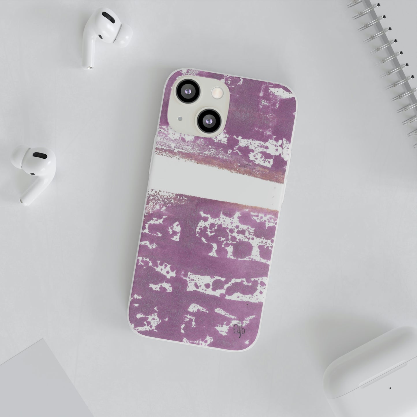 iPhone and Samsung Galaxy Flexi Phone Case Purple Horizon - Alja Design