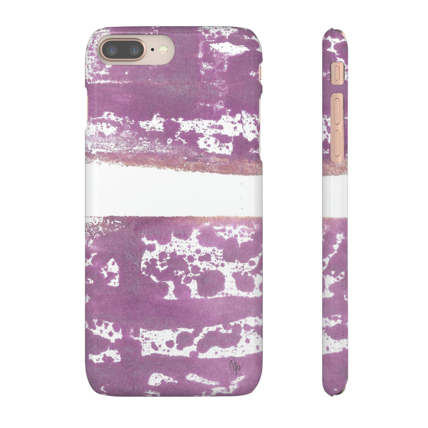 iPhone Samsung Galaxy Pixel5G Snap Case Phone Case Purple Horizon - Alja Design