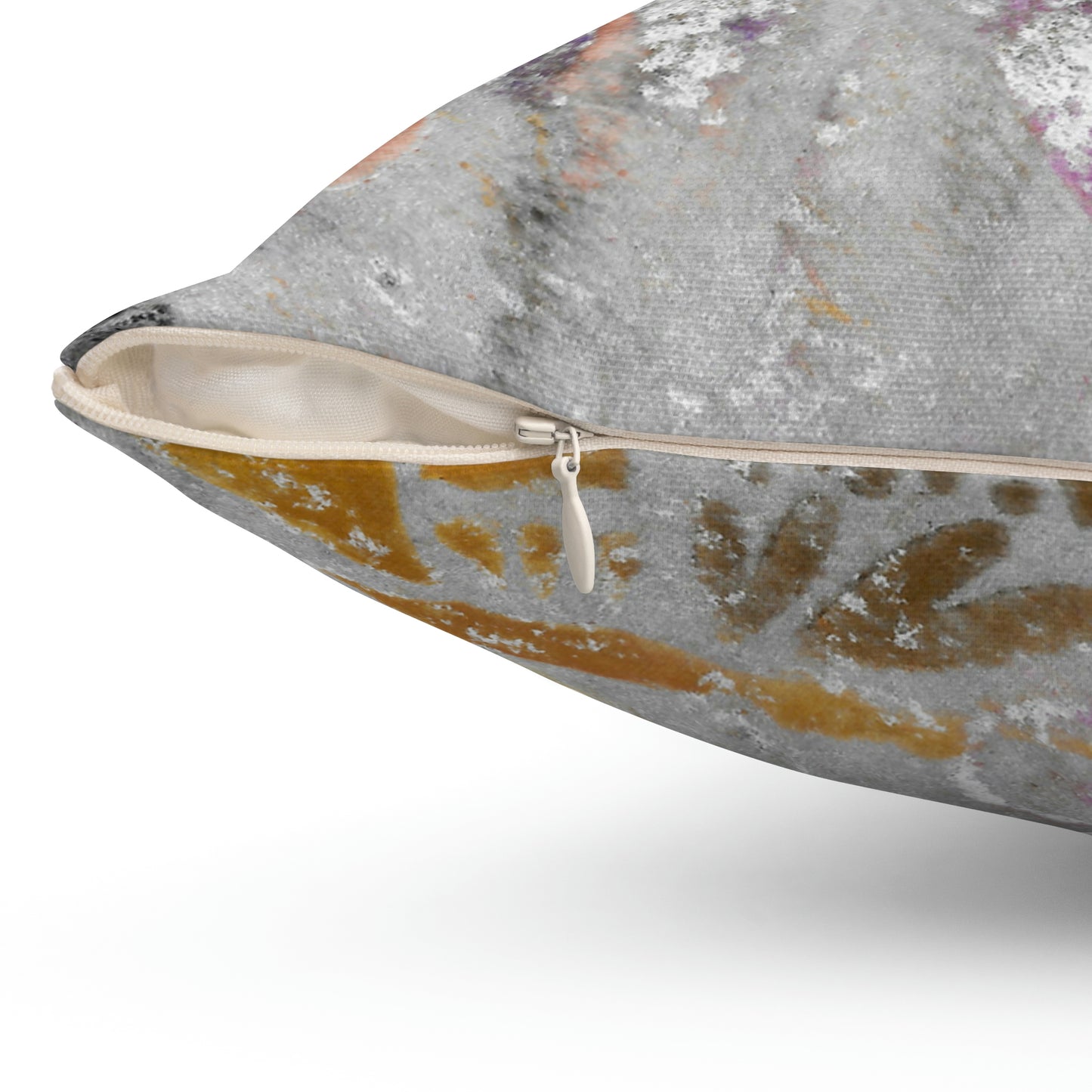 Silver Butterflies Square Pillow - Alja Design