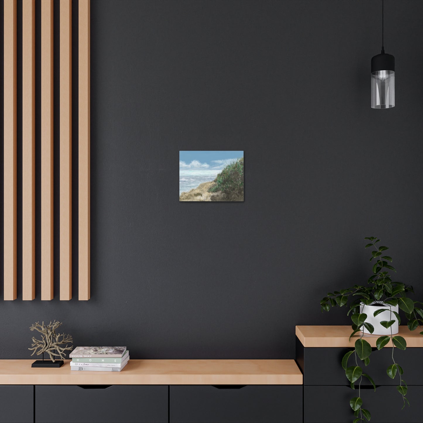 West Cliff Canvas Print - Alja Design