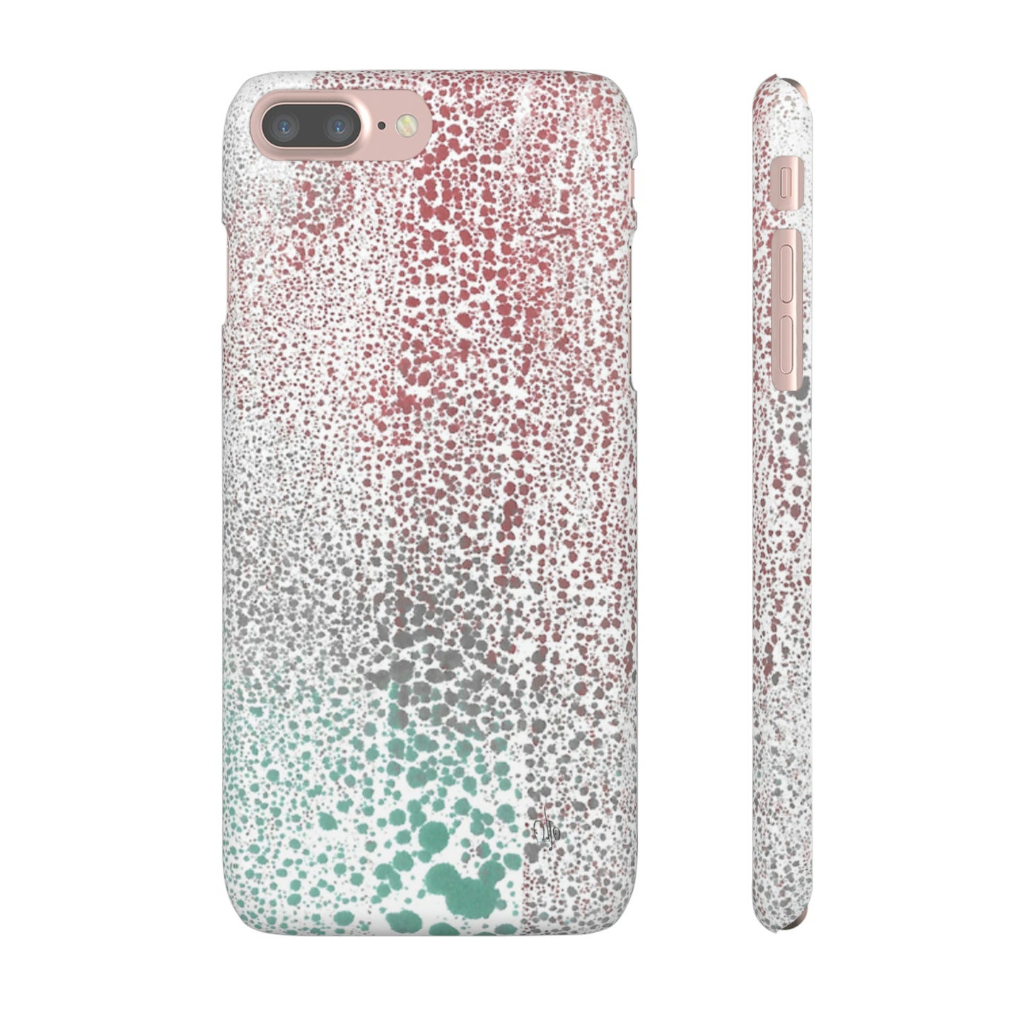 iPhone Samsung Galaxy Pixel5G Snap Case Phone Case Gradient Drip - Alja Design