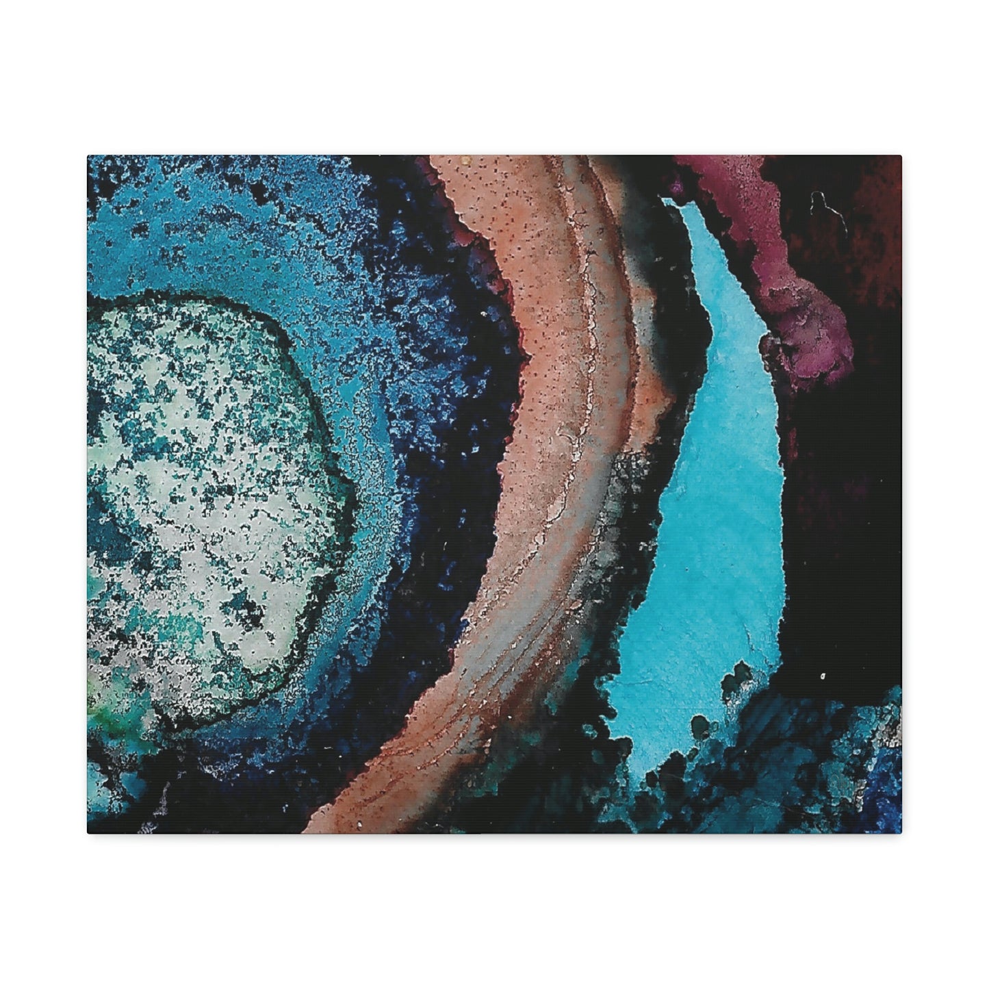 Inner Space 10 Canvas Print - Alja Design