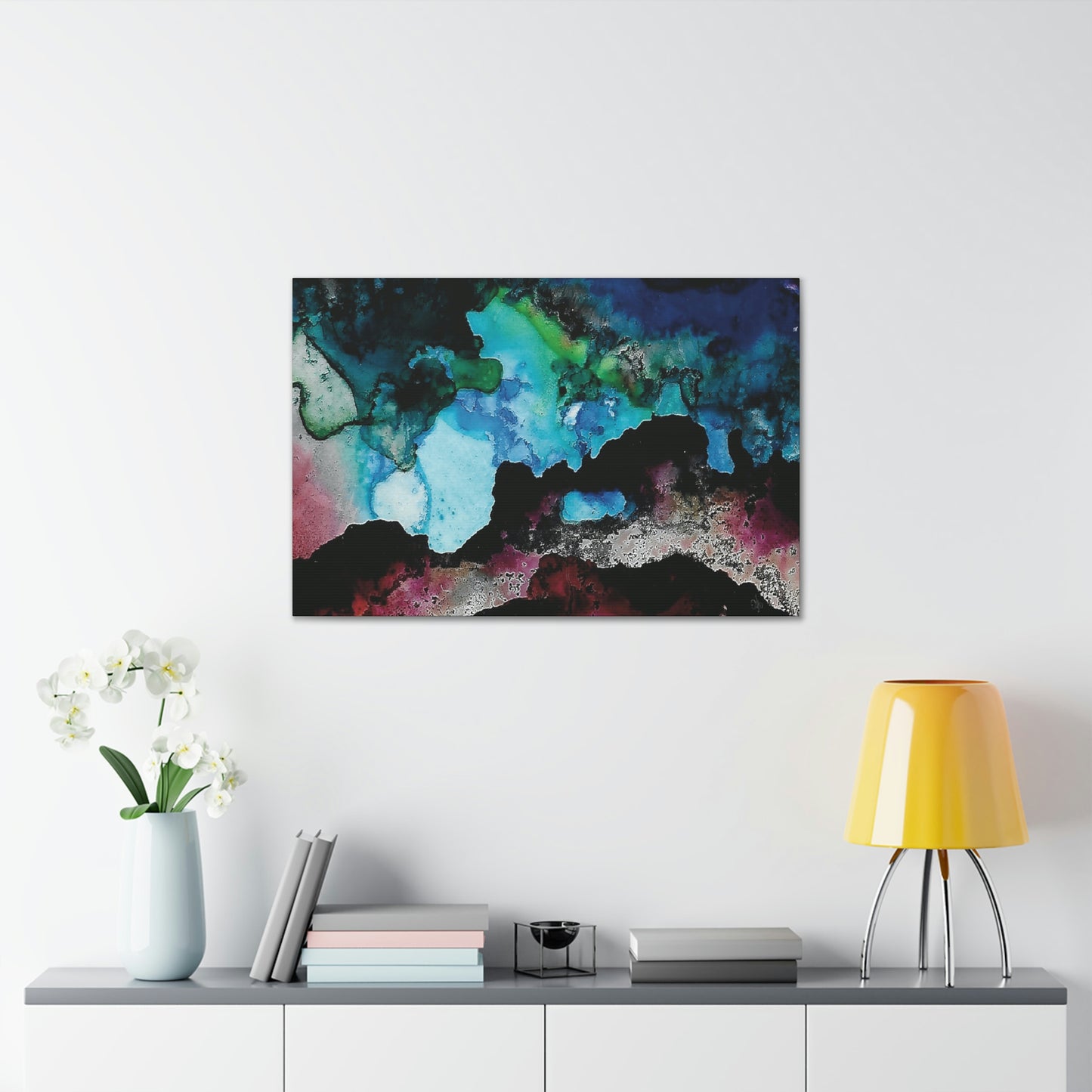 Inner Space 5 Canvas Print - Alja Design