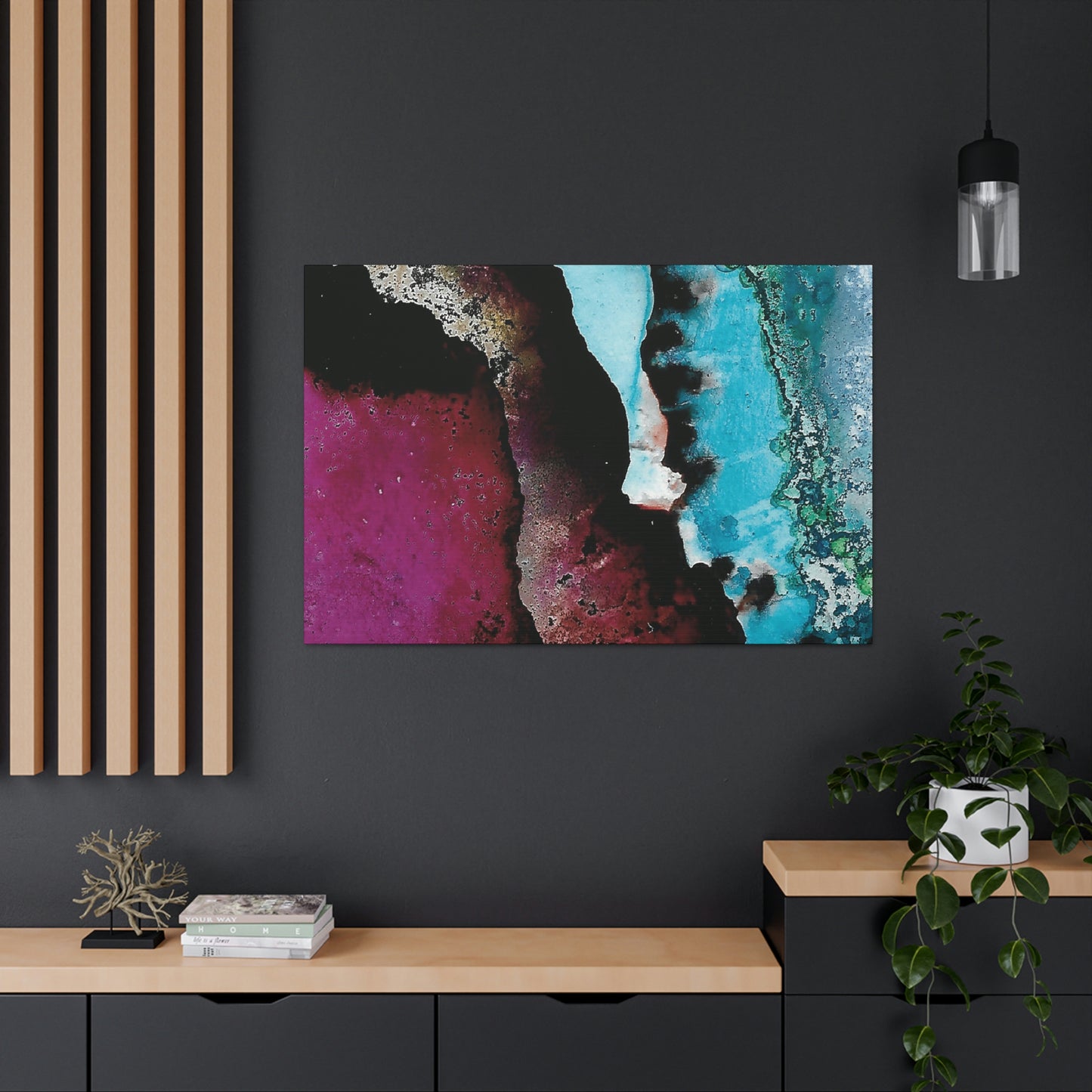 Inner Space 4 Canvas Print - Alja Design