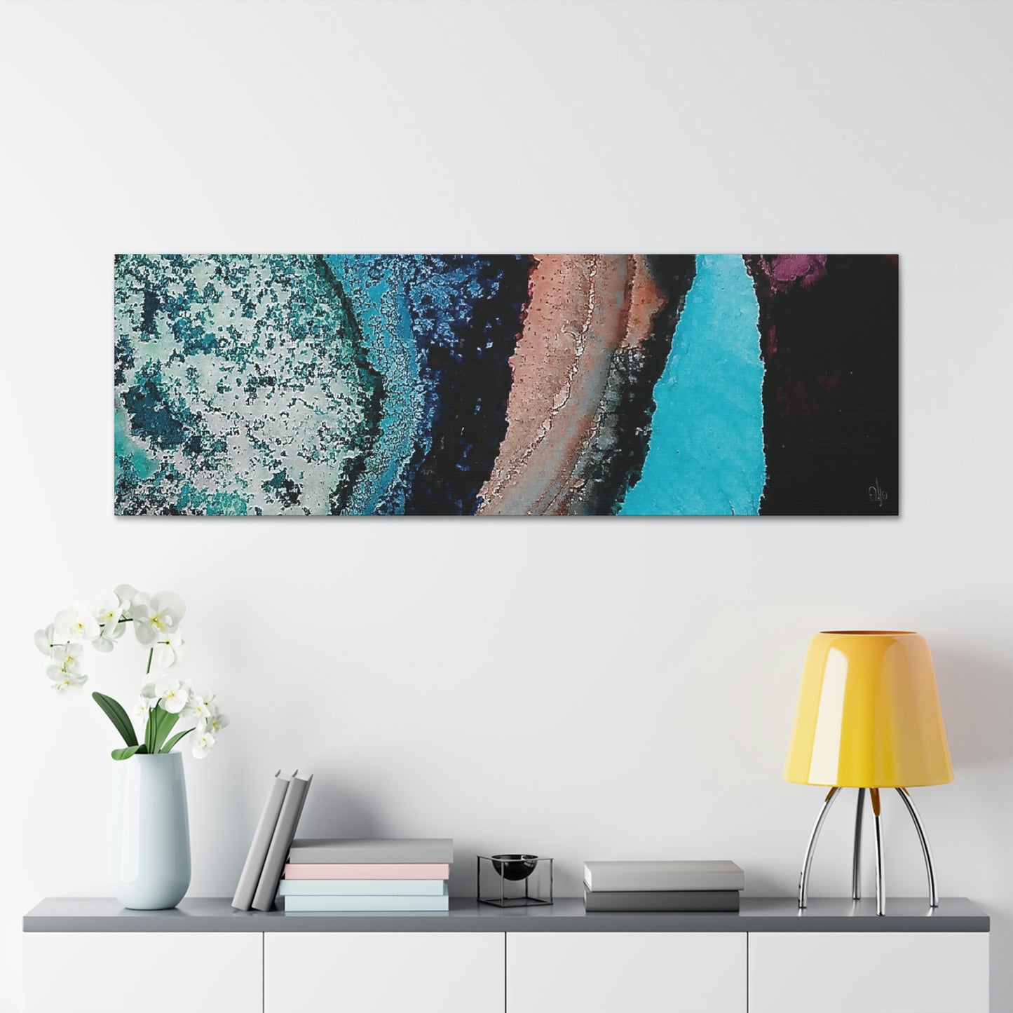 Inner Space 10 Canvas Print - Alja Design