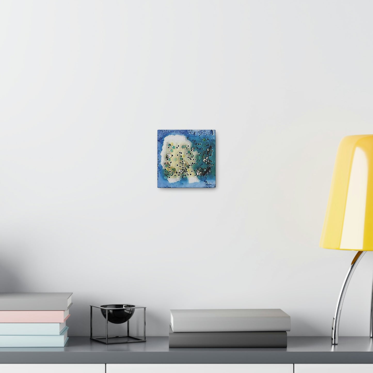 Fractal Blue 8 Canvas Print - Alja Design