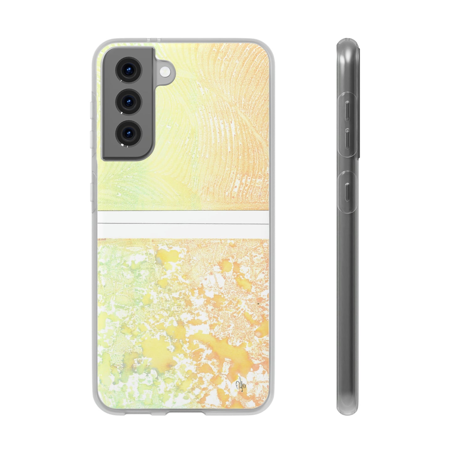 iPhone and Samsung Galaxy Flexi Phone Case Piña Colada with Tropical Waves - Alja Design