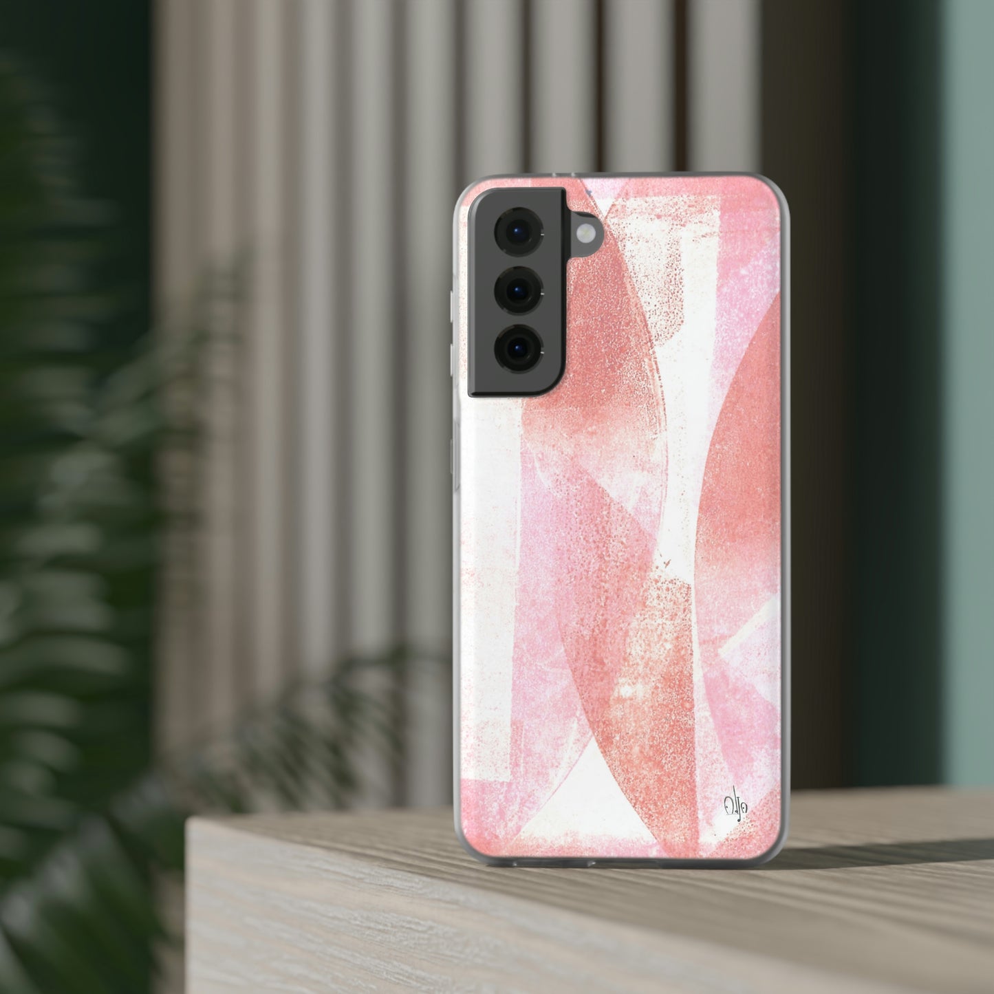 iPhone and Samsung Galaxy Flexi Phone Case Red Glass - Alja Design