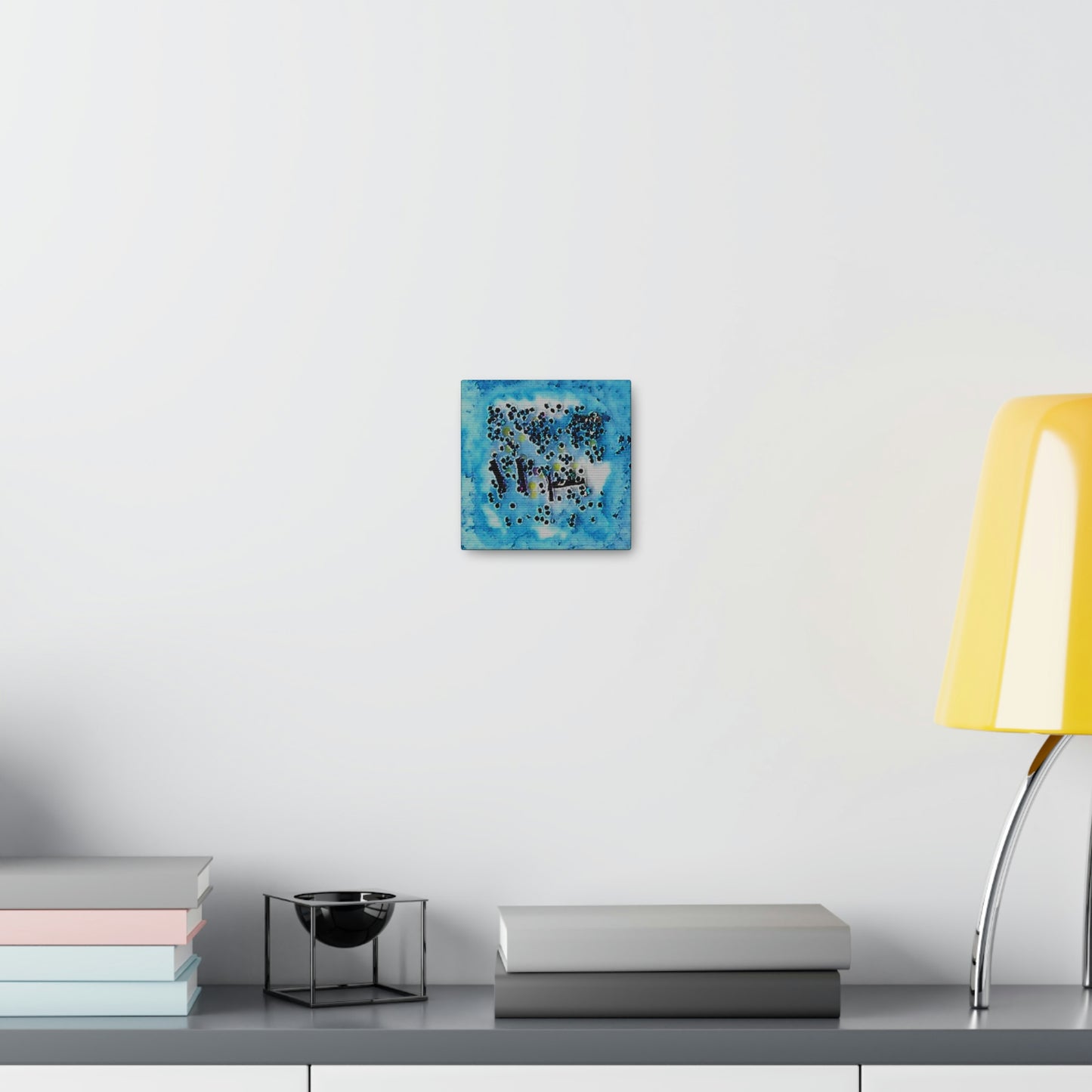 Fractal Blue 3 Canvas Print - Alja Design
