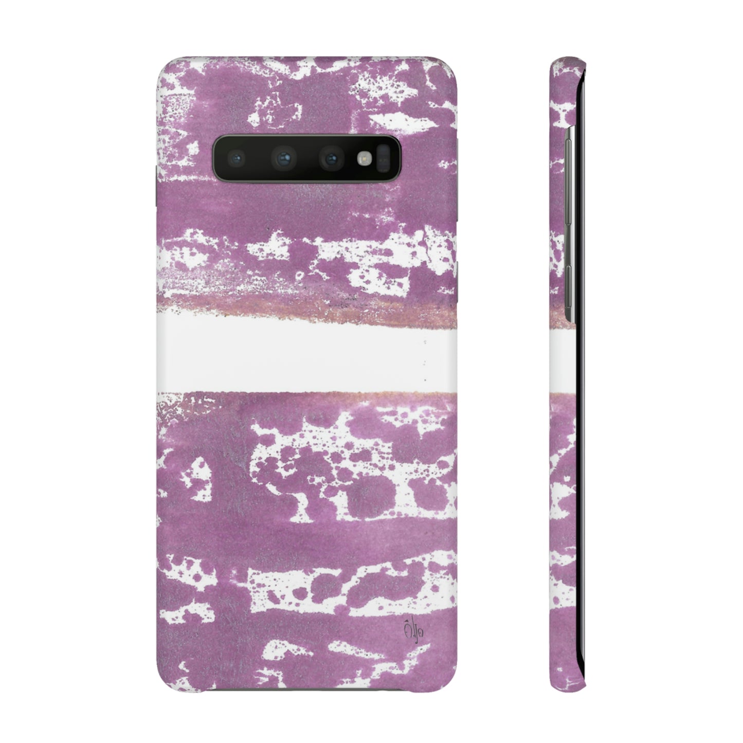 iPhone Samsung Galaxy Pixel5G Snap Case Phone Case Purple Horizon - Alja Design