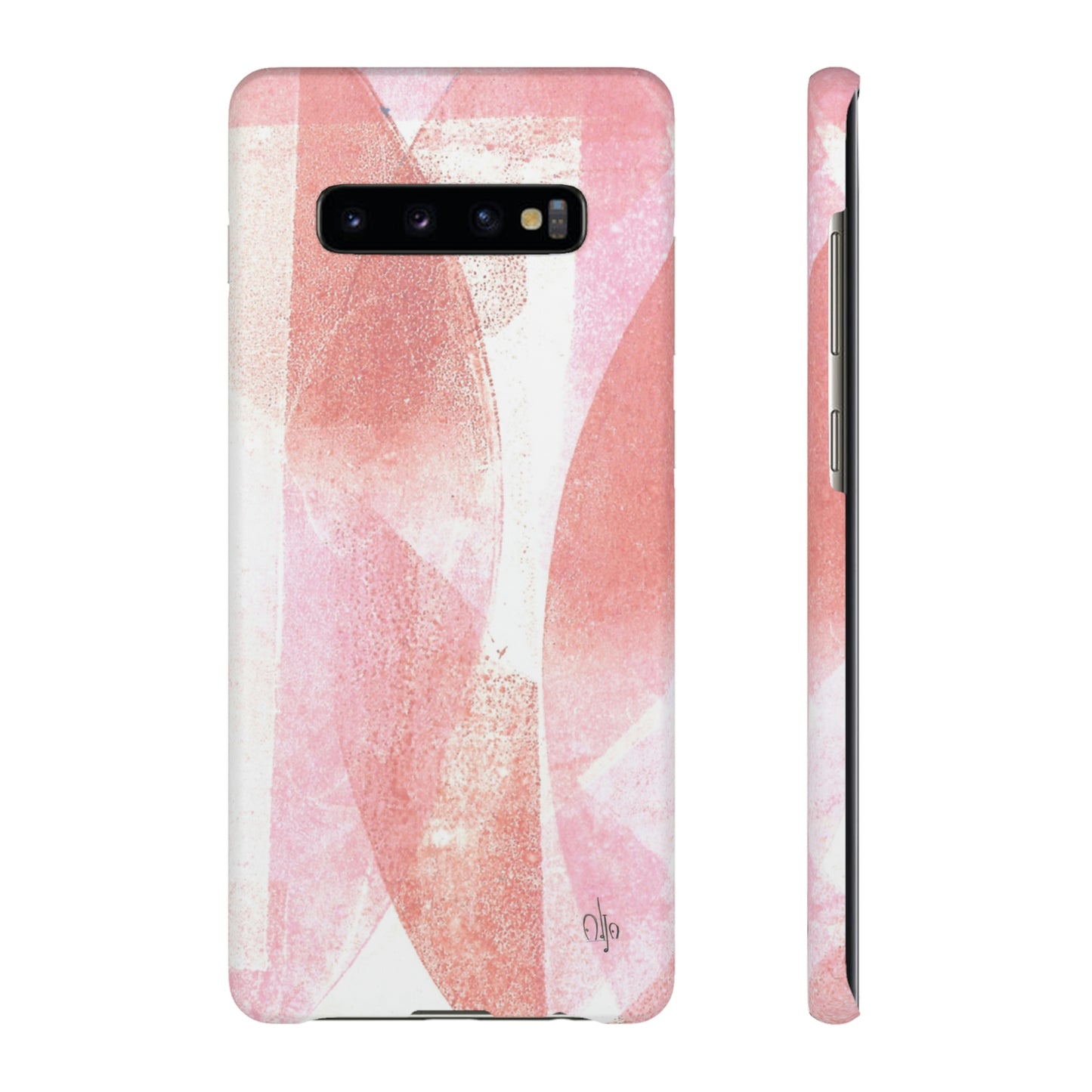 iPhone Samsung Galaxy Pixel5G Snap Case Phone Case Red Glass
