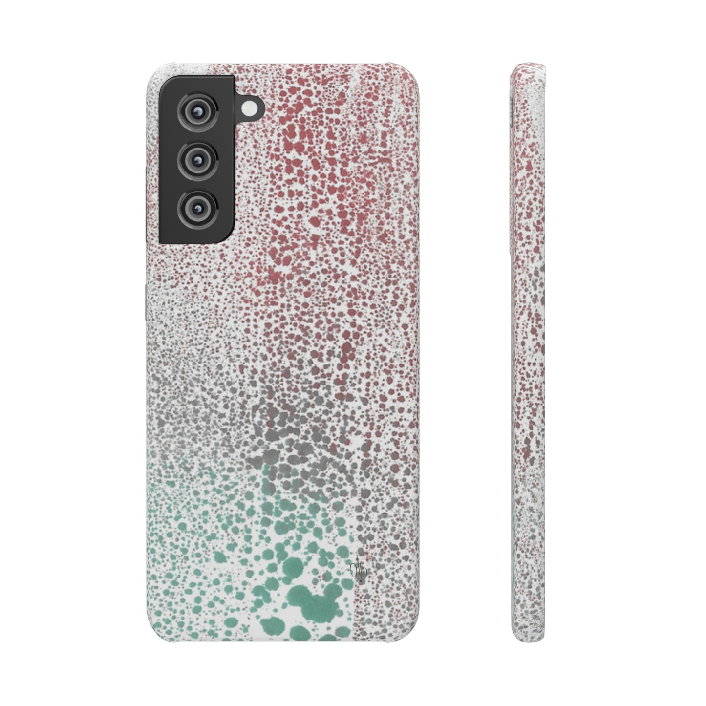 iPhone Samsung Galaxy Pixel5G Snap Case Phone Case Gradient Drip - Alja Design