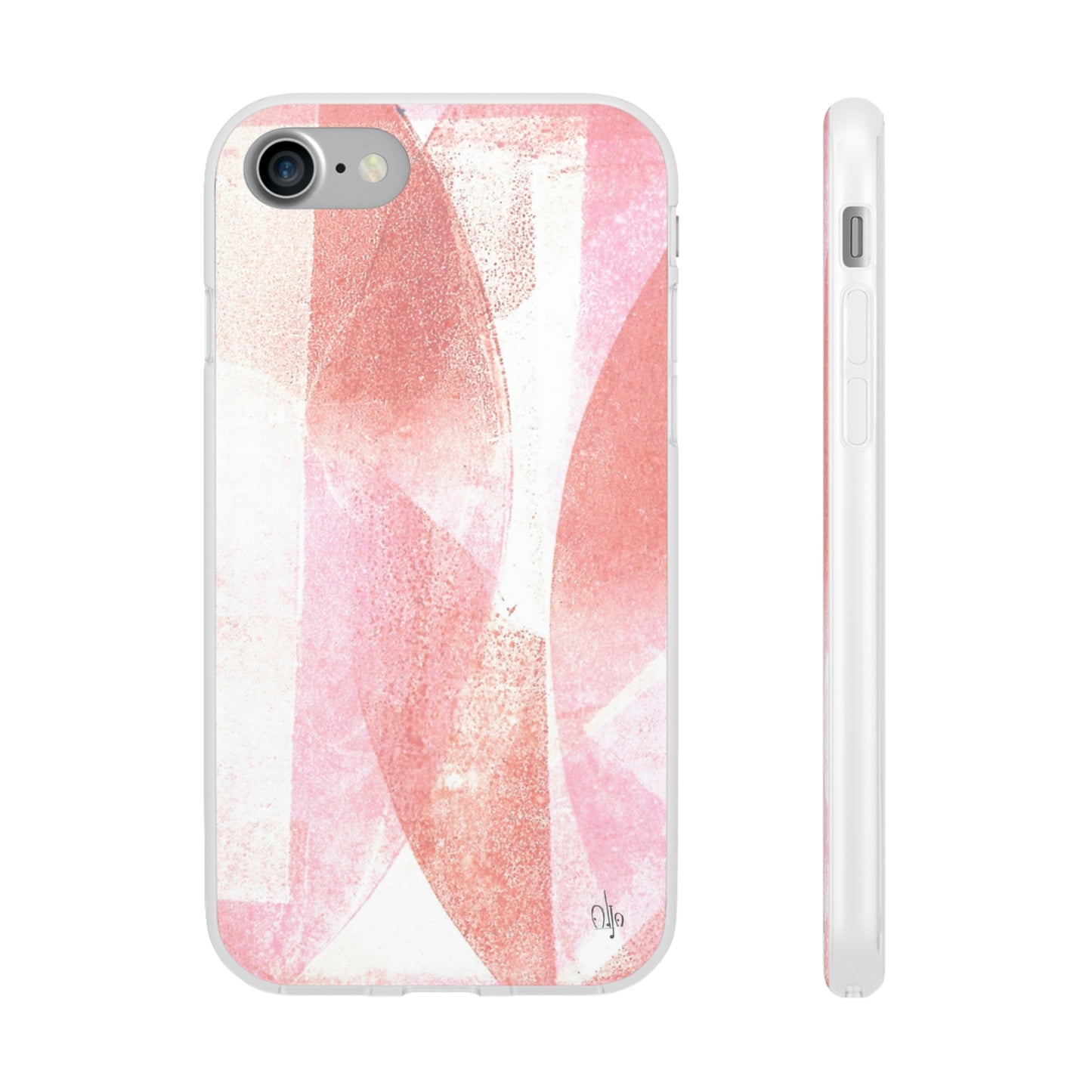 iPhone and Samsung Galaxy Flexi Phone Case Red Glass - Alja Design