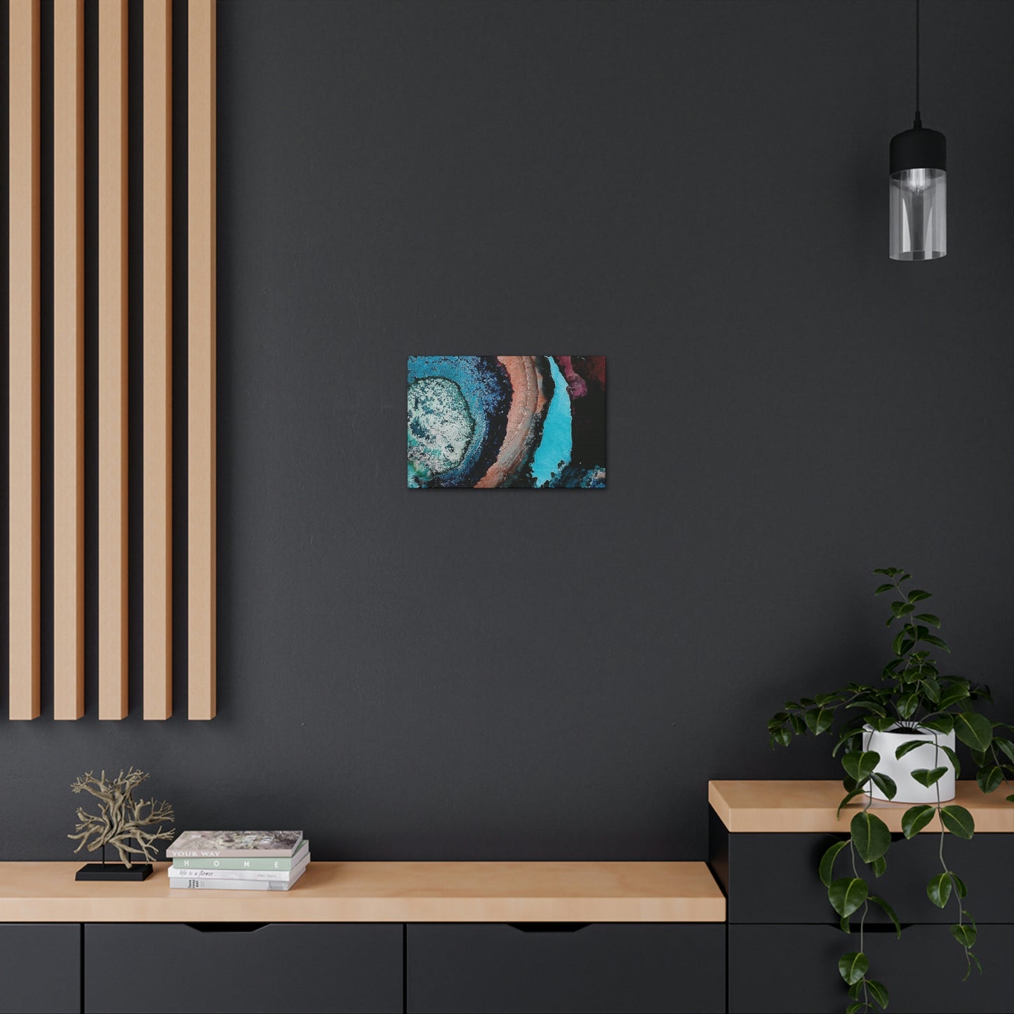 Inner Space 10 Canvas Print - Alja Design
