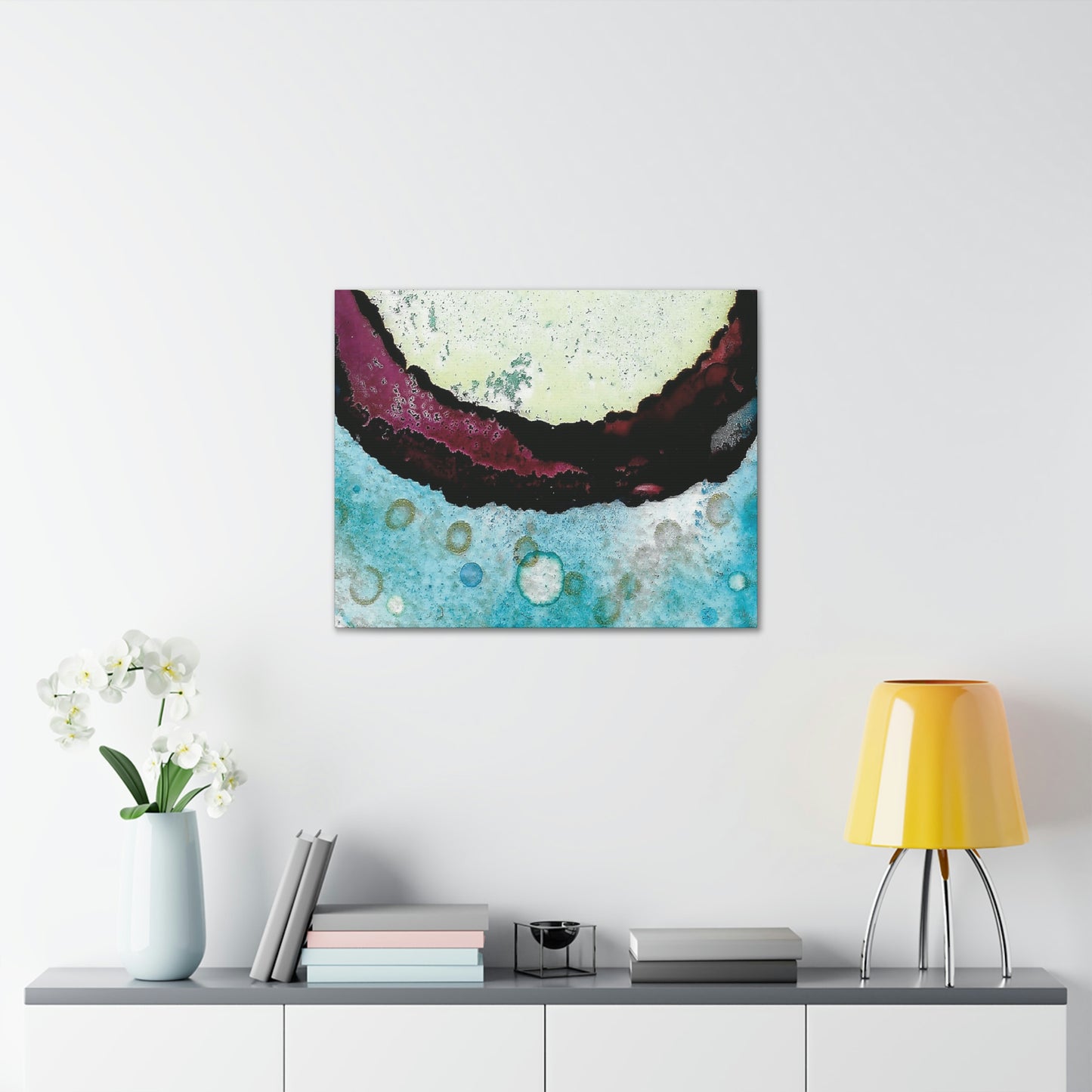 Inner Space 7 Canvas Print - Alja Design