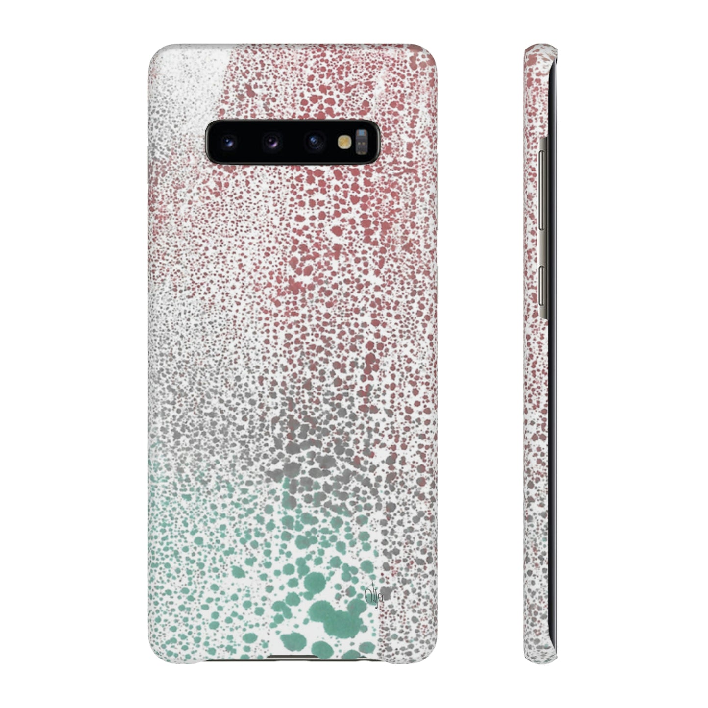 iPhone Samsung Galaxy Pixel5G Snap Case Phone Case Gradient Drip - Alja Design