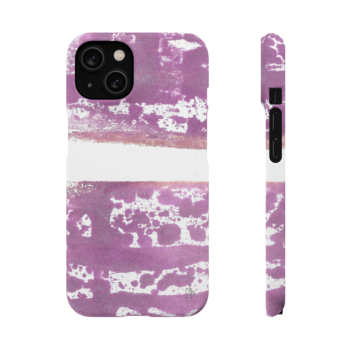 iPhone Samsung Galaxy Pixel5G Snap Case Phone Case Purple Horizon - Alja Design
