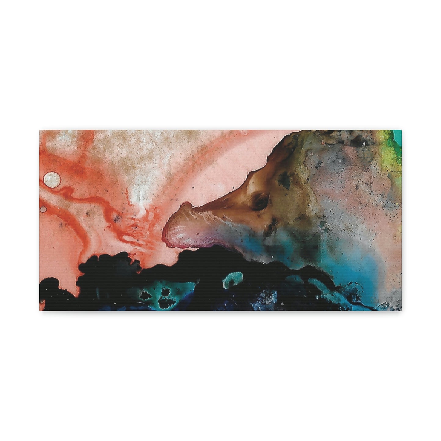 Inner Space 14 Canvas Print - Alja Design