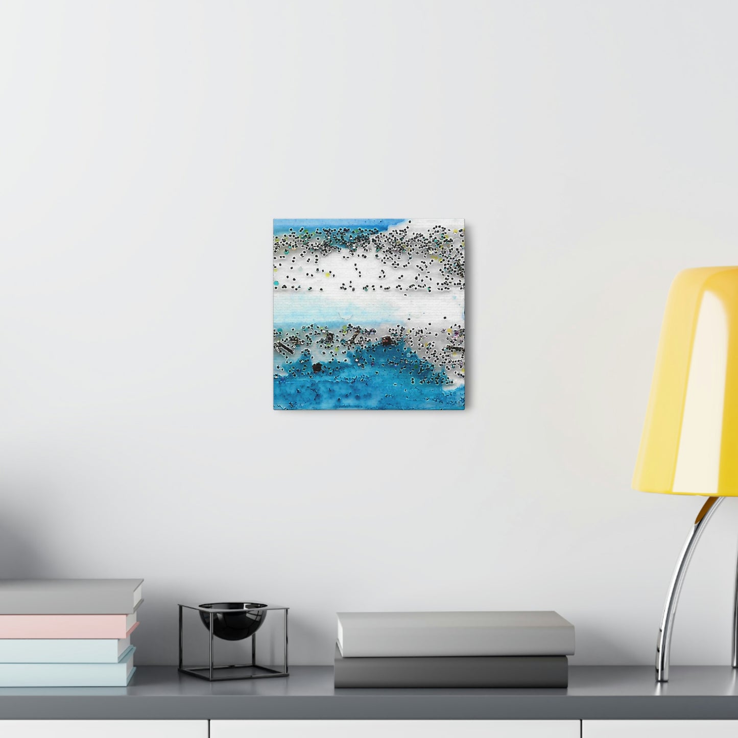 Fractal Blue 7 Canvas Print - Alja Design