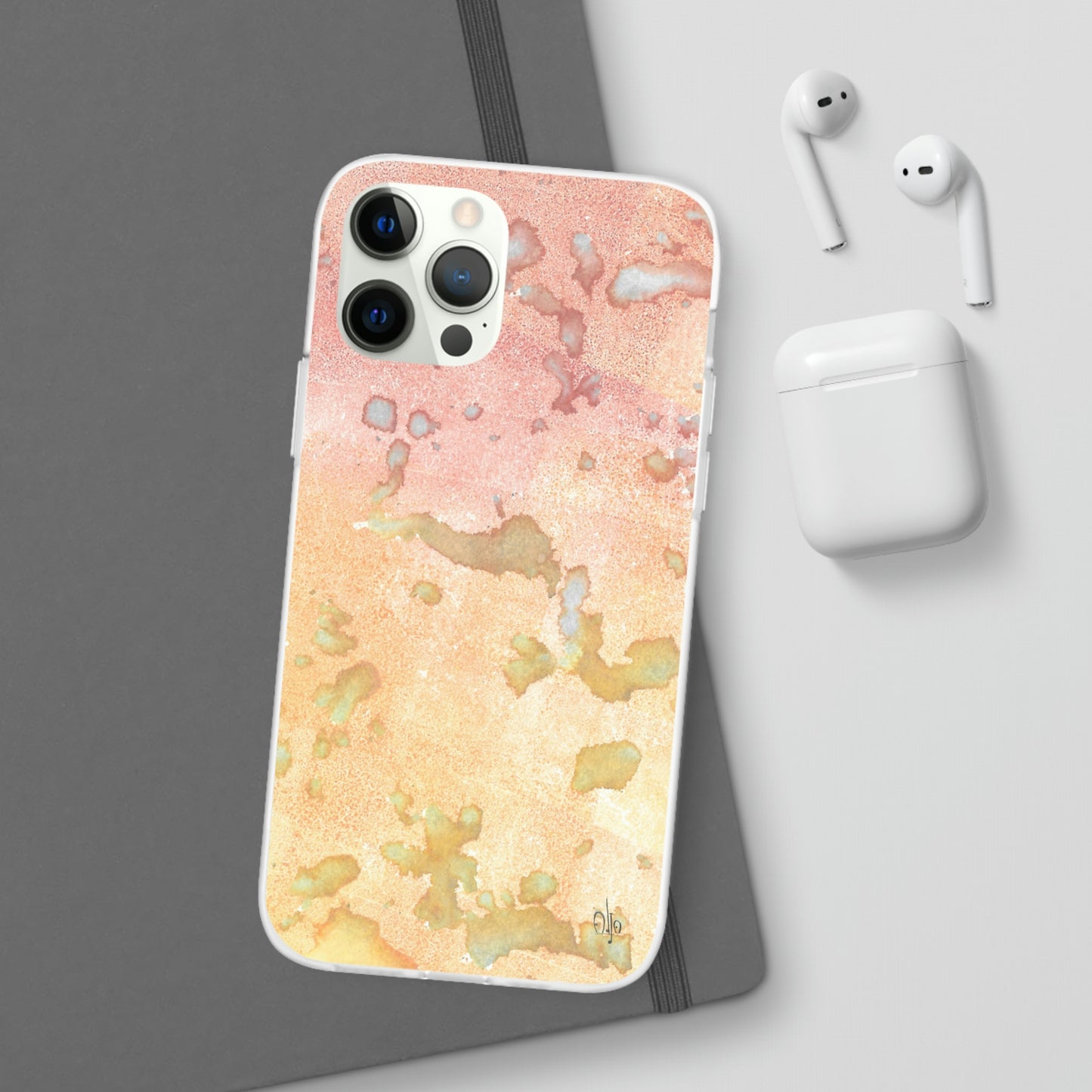 iPhone and Samsung Galaxy Flexi Phone Case Red Planet - Alja Design
