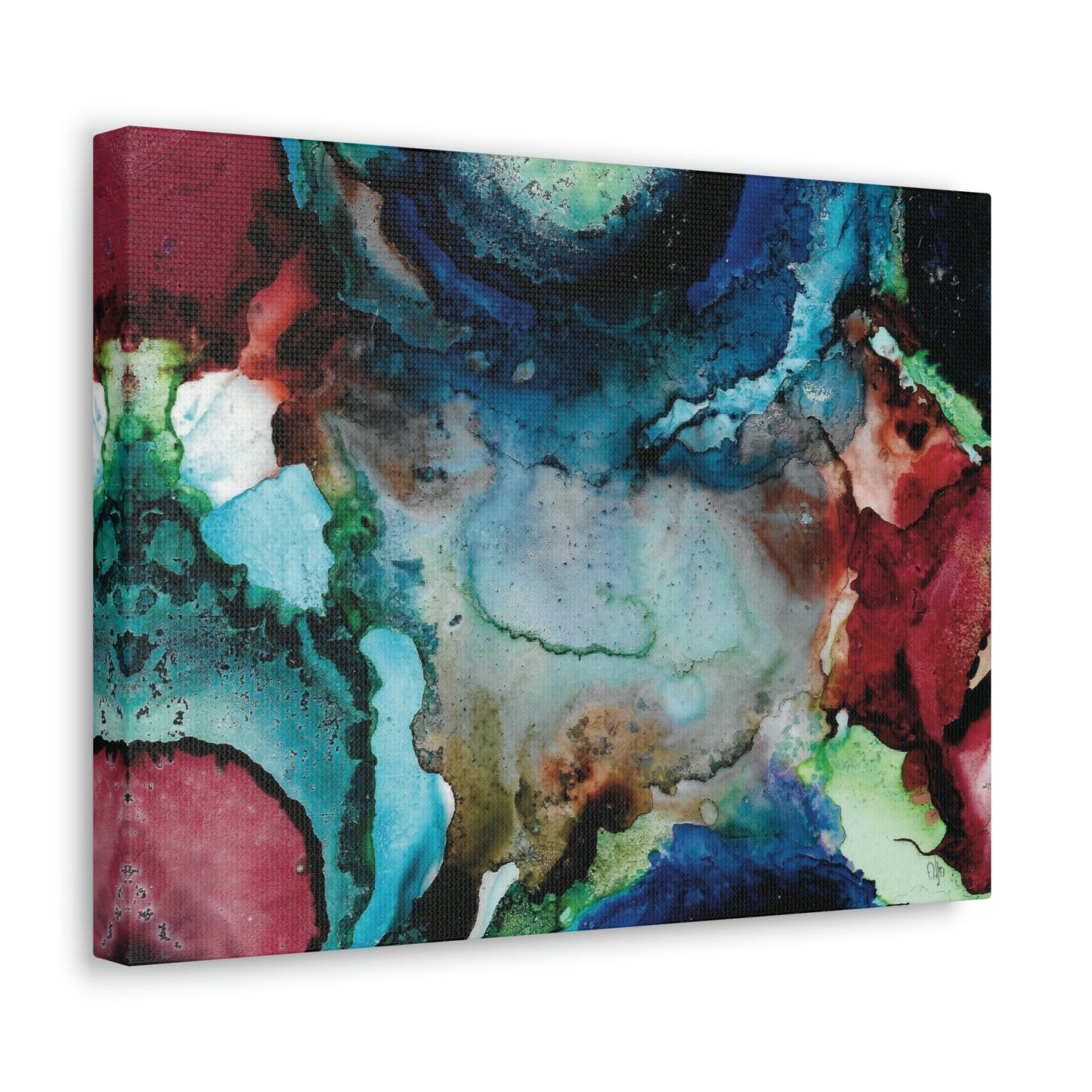 Inner Space 19 Canvas Print - Alja Design