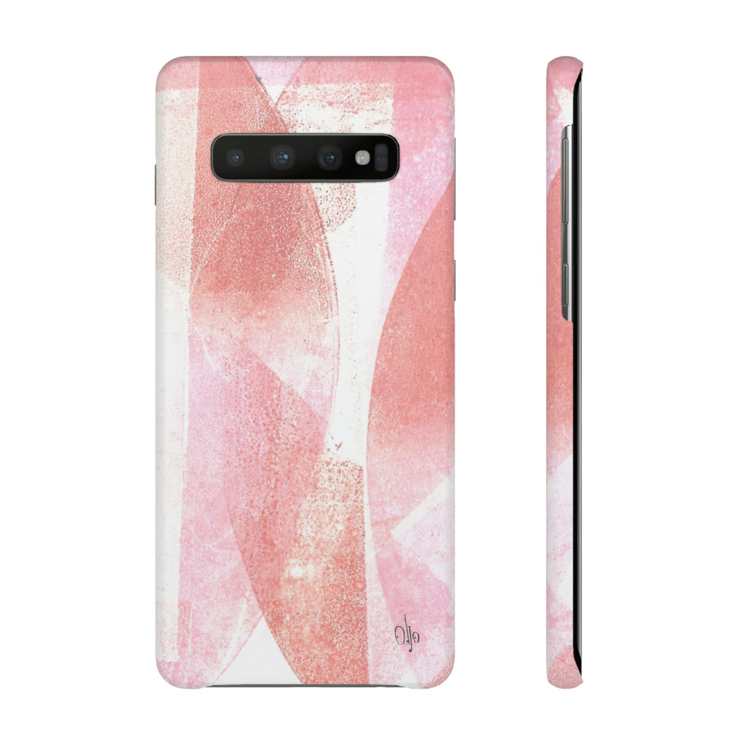 iPhone Samsung Galaxy Pixel5G Snap Case Phone Case Red Glass