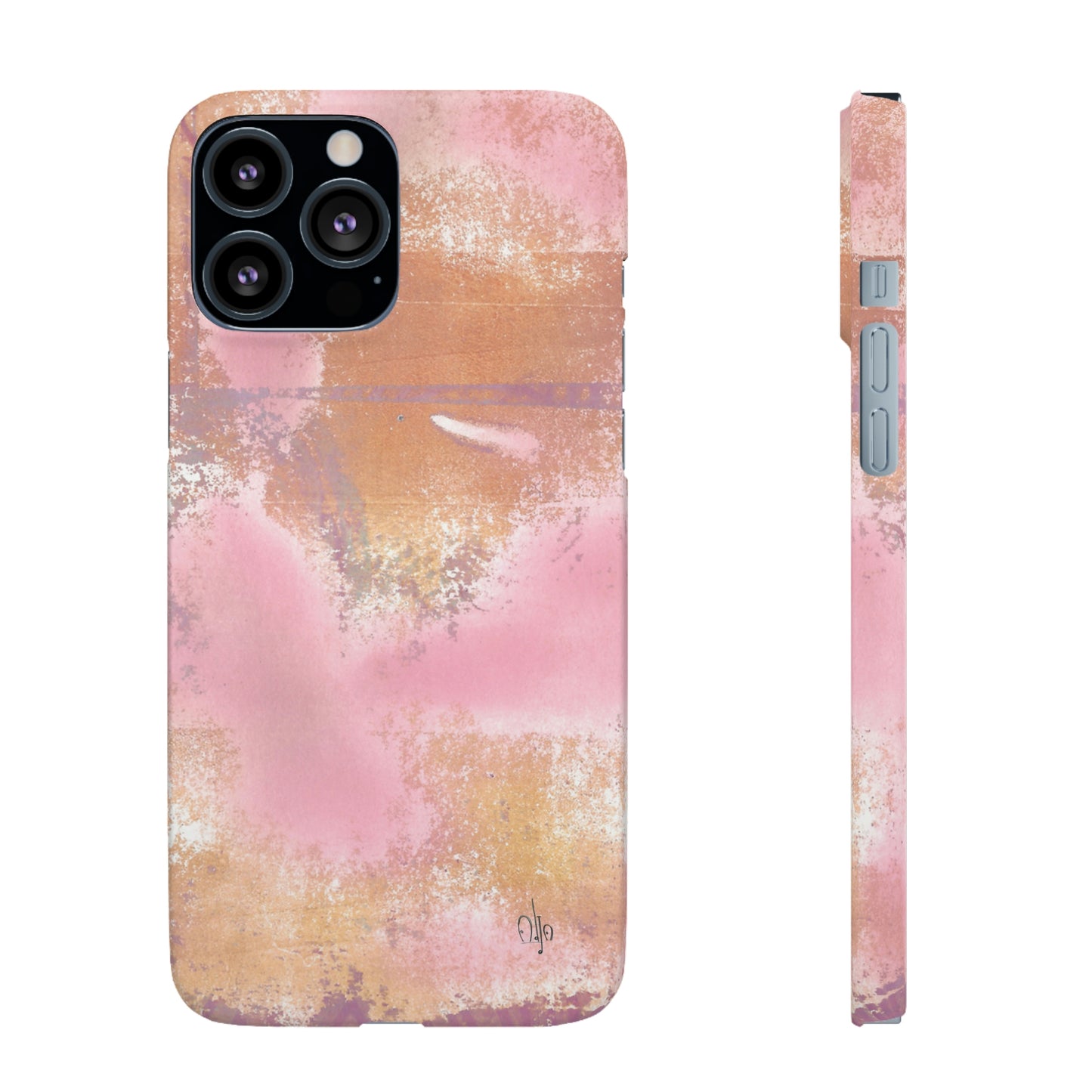 iPhone Samsung Galaxy Pixel5G Snap Case Phone Case Passionate Pink - Alja Design